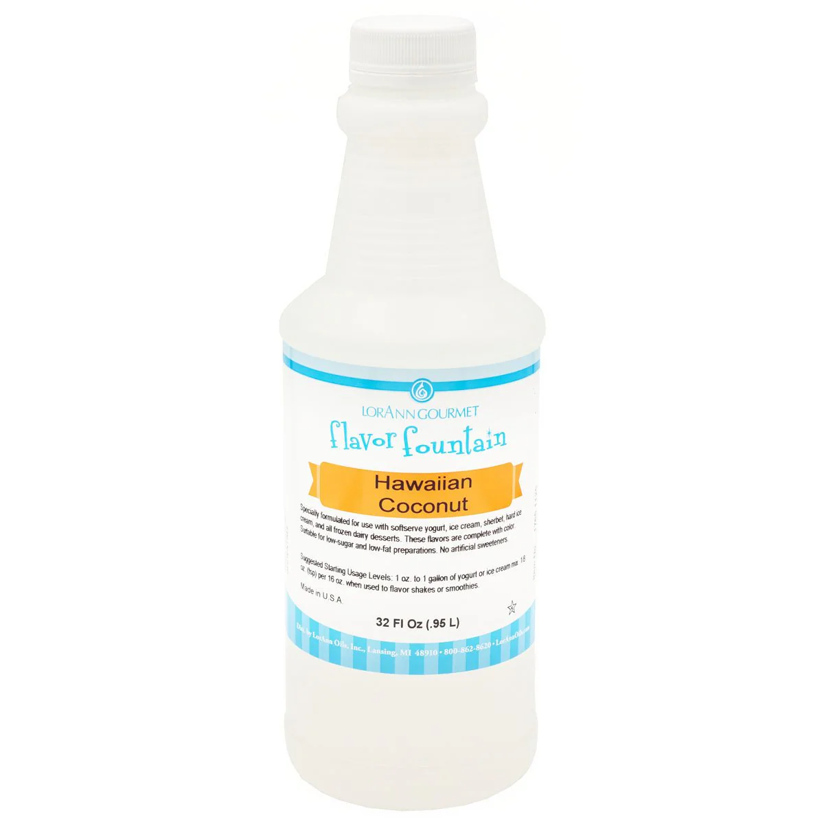 Hawaiian Coconut Flavor - 4 oz. - 32 oz. - Ice Cream and Beverage Flavors - LorAnn Oils - Canadian Distribution - Ships Free Within Canada on Orders Above CAD $199 - Image 2