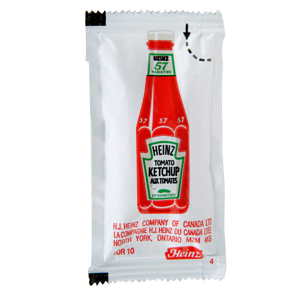 Heinz Ketchup Single-serve - 4 x Pack of 500 - Grocery and Food Items - Canadian Distribution - Ships Free Within Canada on Orders Above CAD $199