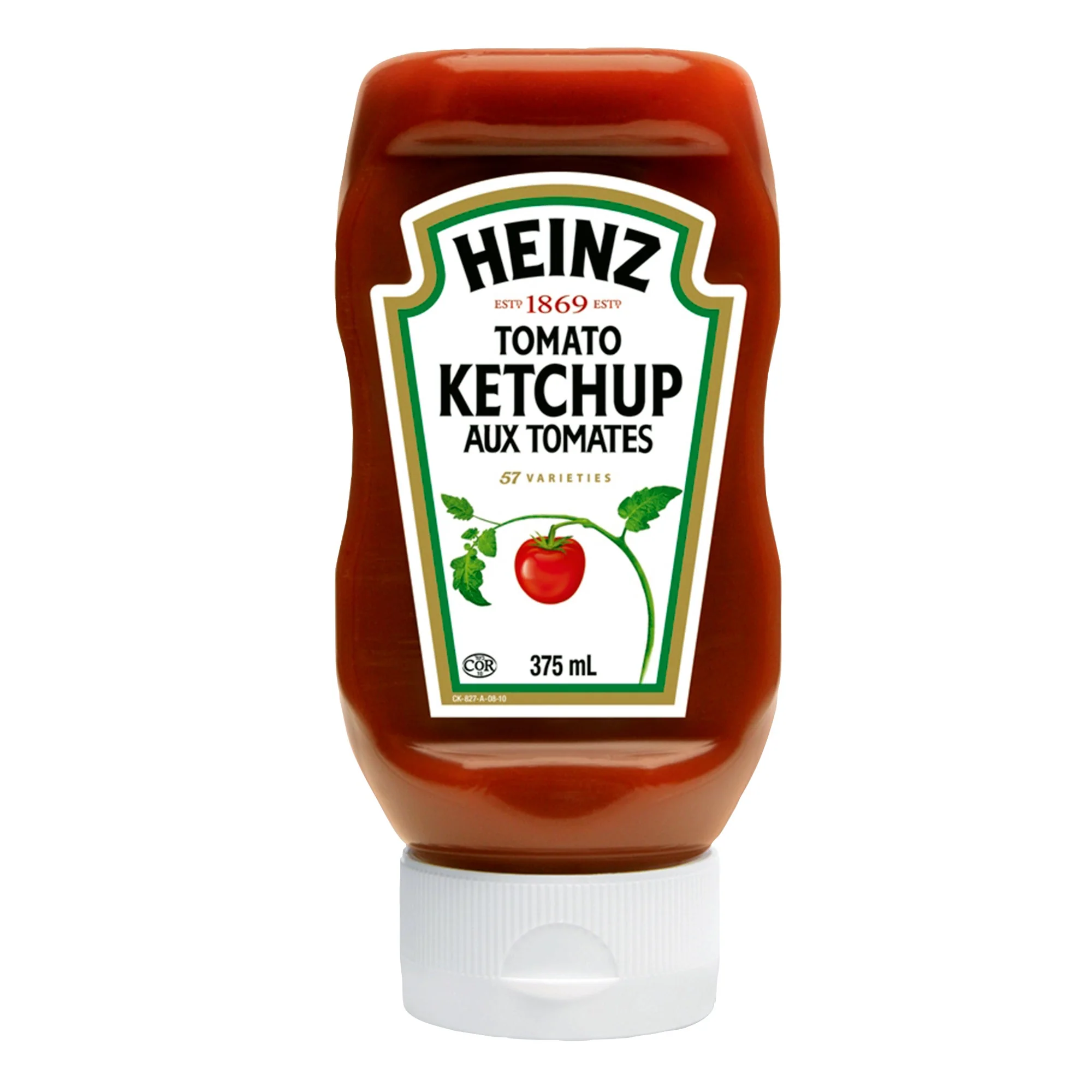 Heinz Ketchup Upside Down Bottle - 48 × 375 mL - Grocery and Food Items - Canadian Distribution - Ships Free Within Canada on Orders Above CAD $199