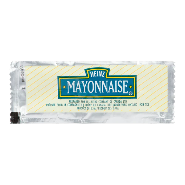 Heinz Mayonnaise Portions - 800 × 12 g - Grocery and Food Items - Canadian Distribution - Ships Free Within Canada on Orders Above CAD $199