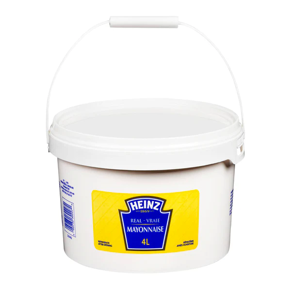 Heinz Real Mayonnaise - 4 x 4 L - Grocery and Food Items - Canadian Distribution - Ships Free Within Canada on Orders Above CAD $199