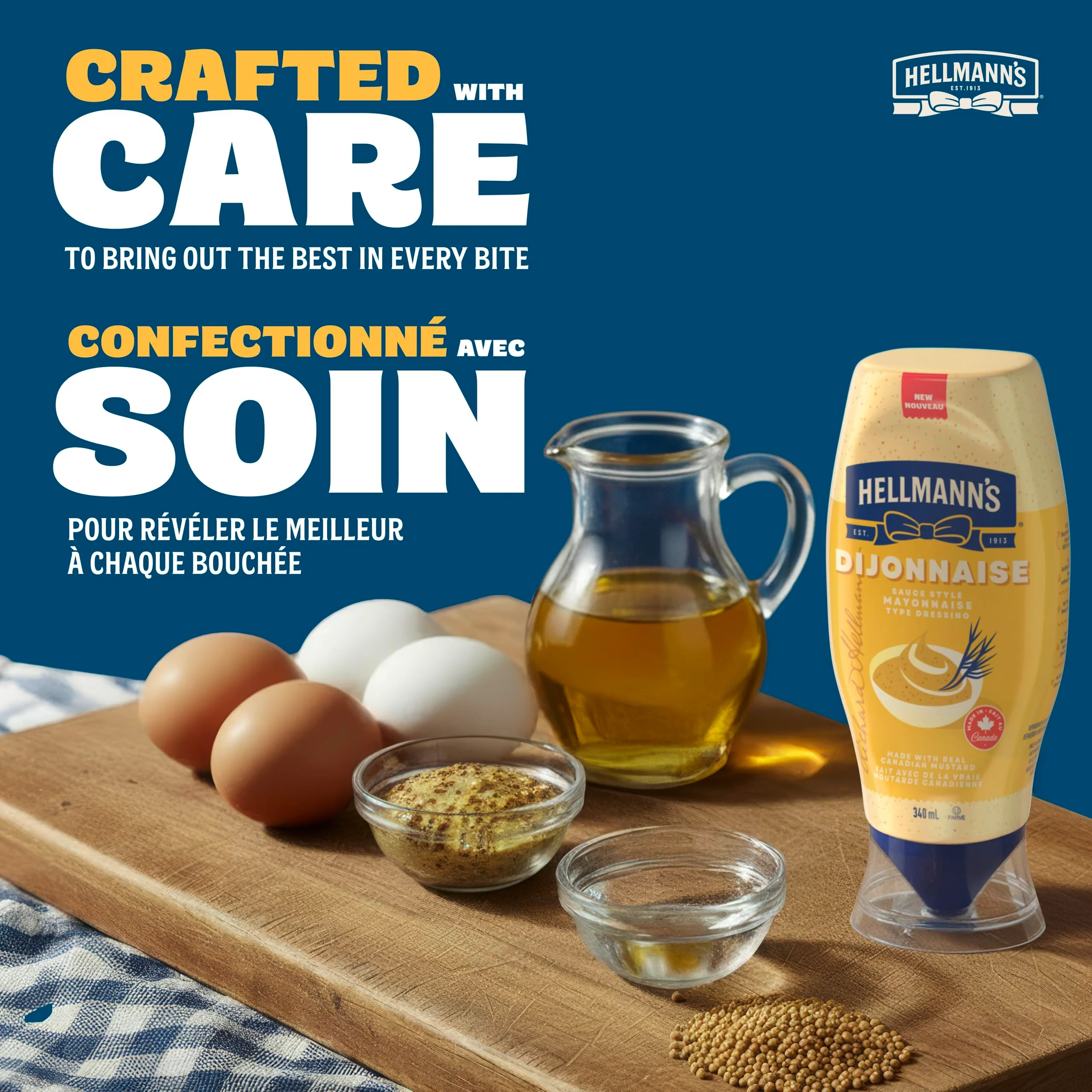 Hellmann's Dijonnaise Mayonnaise Dressing – 2 x 340 ML - Canadian Distribution - Ships Free Within Canada on Orders Above CAD $199 - Image 7