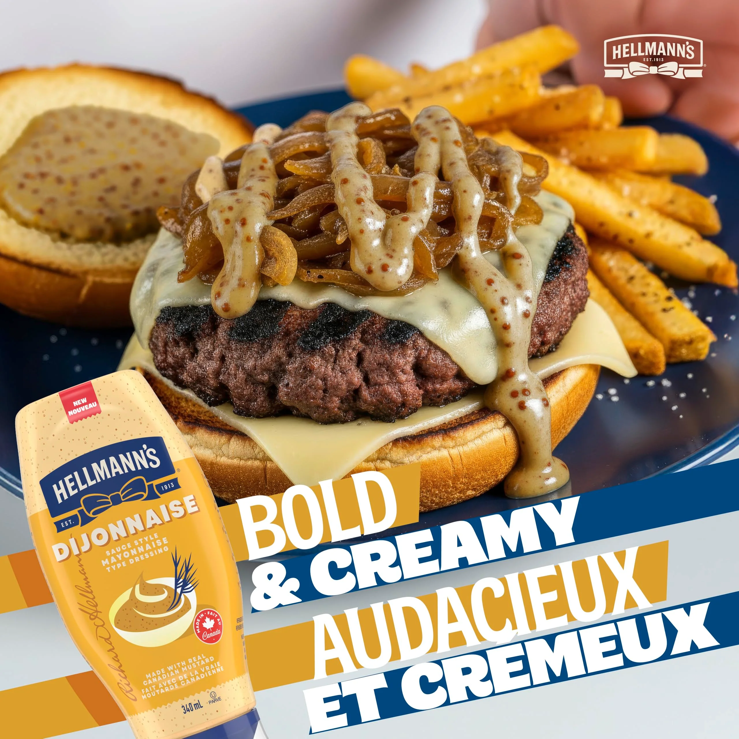 Hellmann's Dijonnaise Mayonnaise Dressing – 2 x 340 ML - Canadian Distribution - Ships Free Within Canada on Orders Above CAD $199 - Image 8