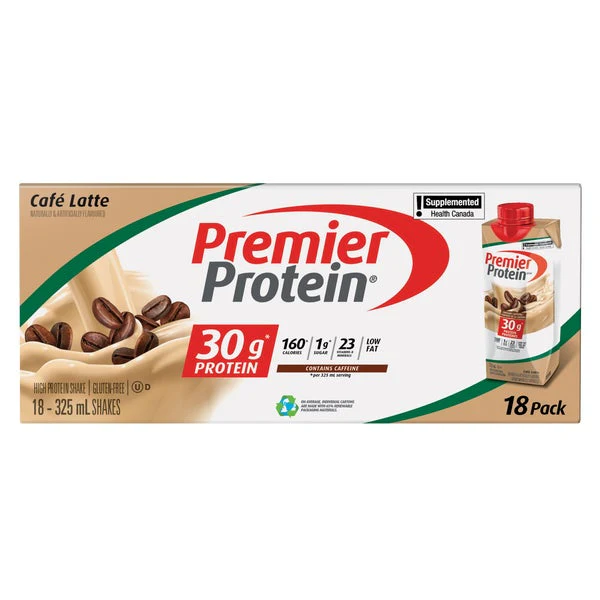 High-protein Café Latte Shake - 18 × 325 mL - Premier Protein - Health and Wellness - Canadian Distribution - Ships Free Within Canada on Orders Above CAD $199 - Image 4