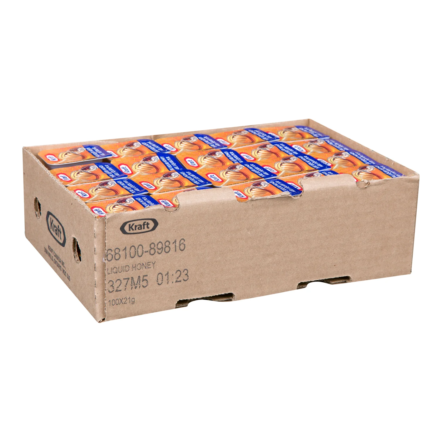 Honey Packet Liquid - 200 x 21 g - Kraft - Restaurant and Foodservice Ingredients - Canadian Distribution - Ships Free Within Canada on Orders Above CAD $199 - Image 3