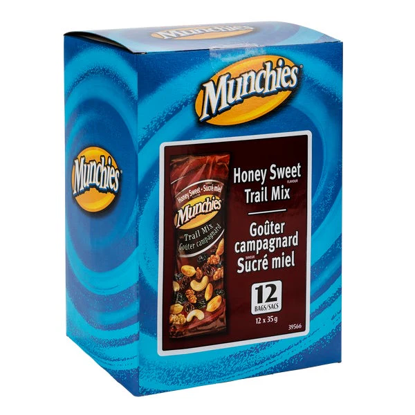 Honey Sweet Trail Mix - 48 × 35 g - Munchies - Canadian Distribution - Ships Free Within Canada on Orders Above CAD $199 - Image 2