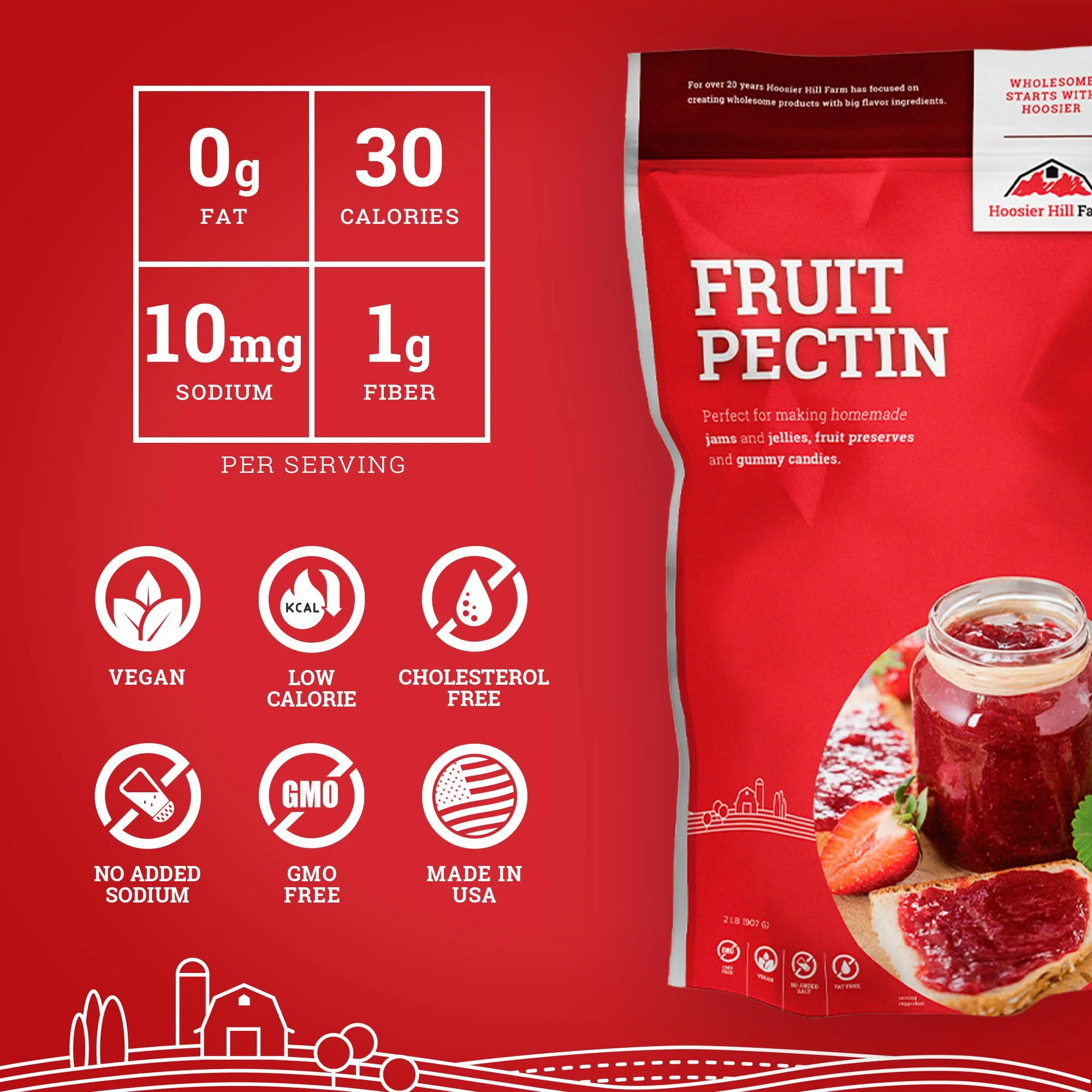 Hoosier Hill – Fruit Pectin – 2 lb - Canadian Distribution - Ships Free Within Canada on Orders Above CAD $199 - Image 4