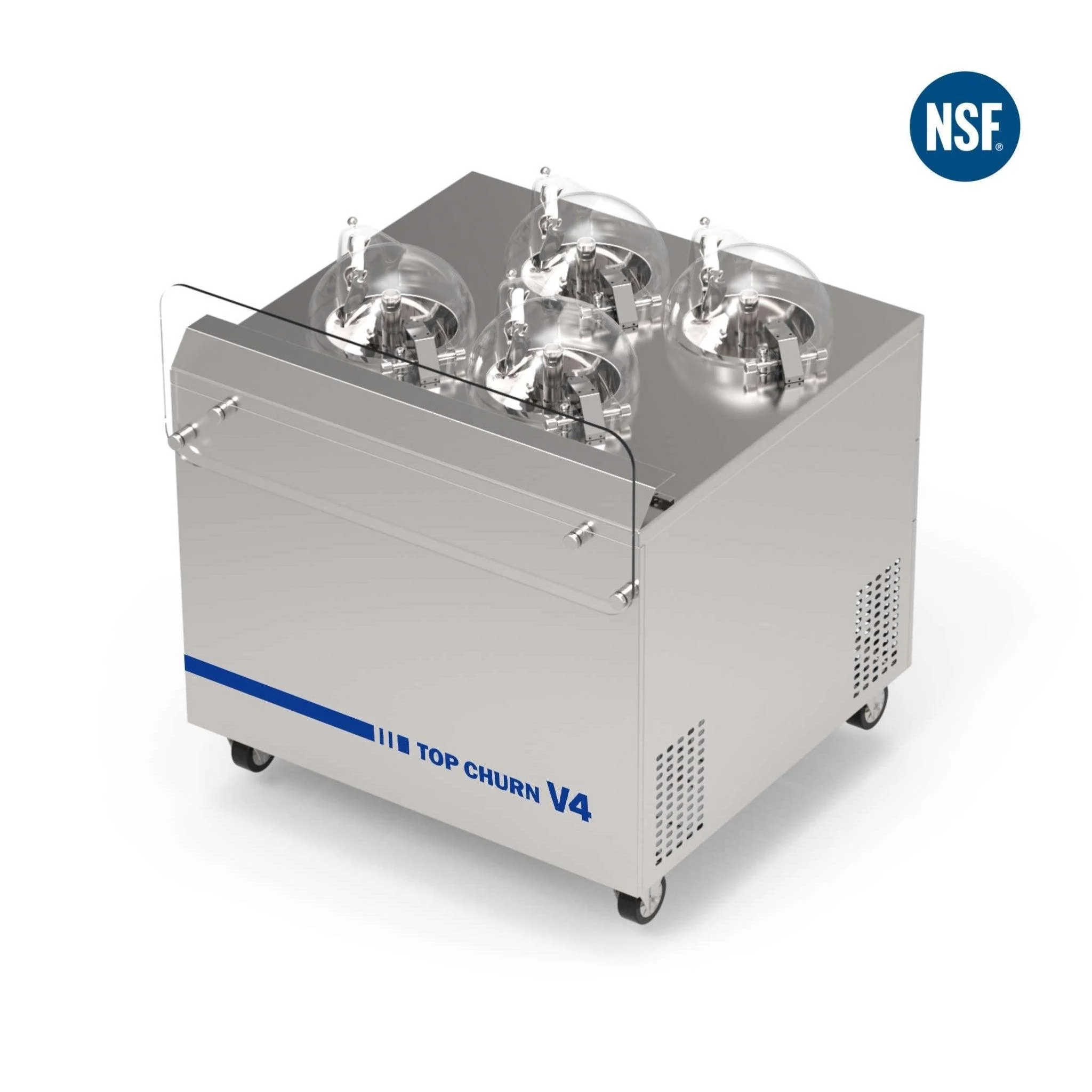 Commercial Gelato Ice Cream Maker, Pro V4, Four Pots - Standing Model - Top Churn Canada - Image 12