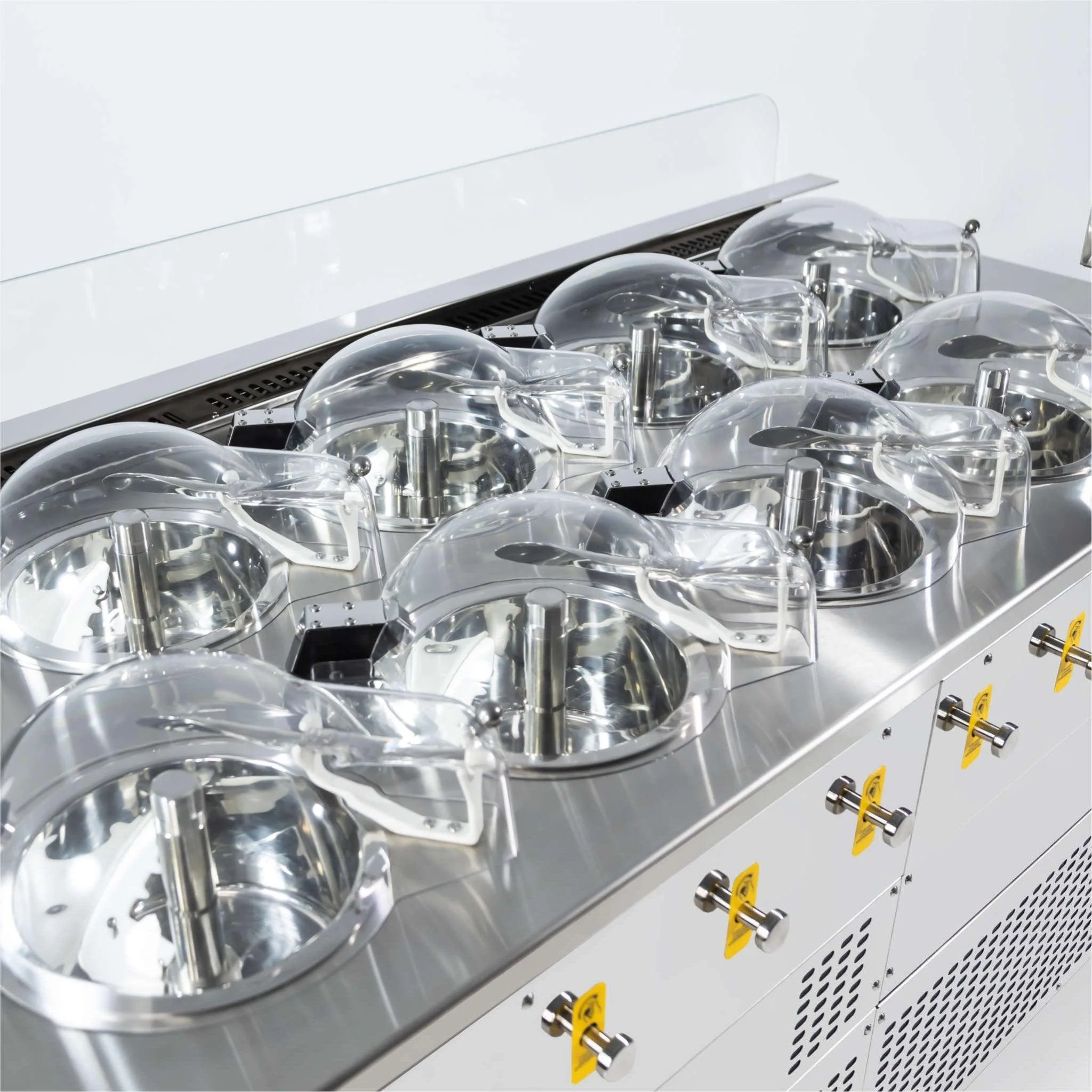 Commercial Gelato Ice Cream Maker, Pro V8, Eight Pots - Standing Model - Top Churn Canada - Image 4