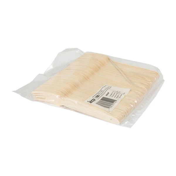 iECO - Birch Forks - pack of 500  - Disposables, Restaurant Packaging and Take-Out Supplies - Canadian Distribution - Ships Free Within Canada on Orders Above CAD $199 - Image 3