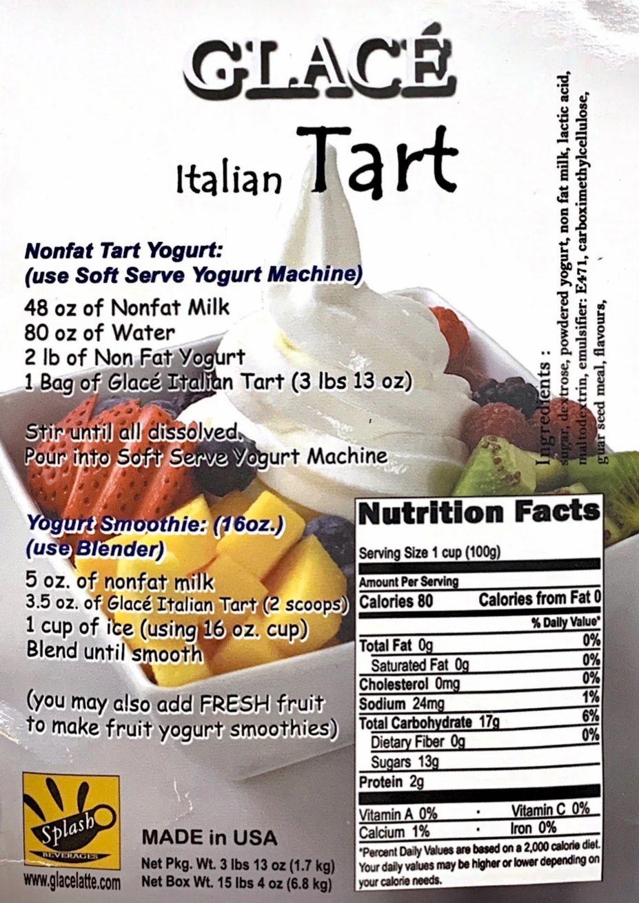 Yogurt Bliss - Italian Style Sweet-Tart Soft Serve Frozen Yogurt Mix (aka Dream Yogurt for Sweet Tart Yogurt Lovers), 3 lbs 13 oz per bag. - Ships Free Within Canada on Orders Above CAD $199 - Image 3