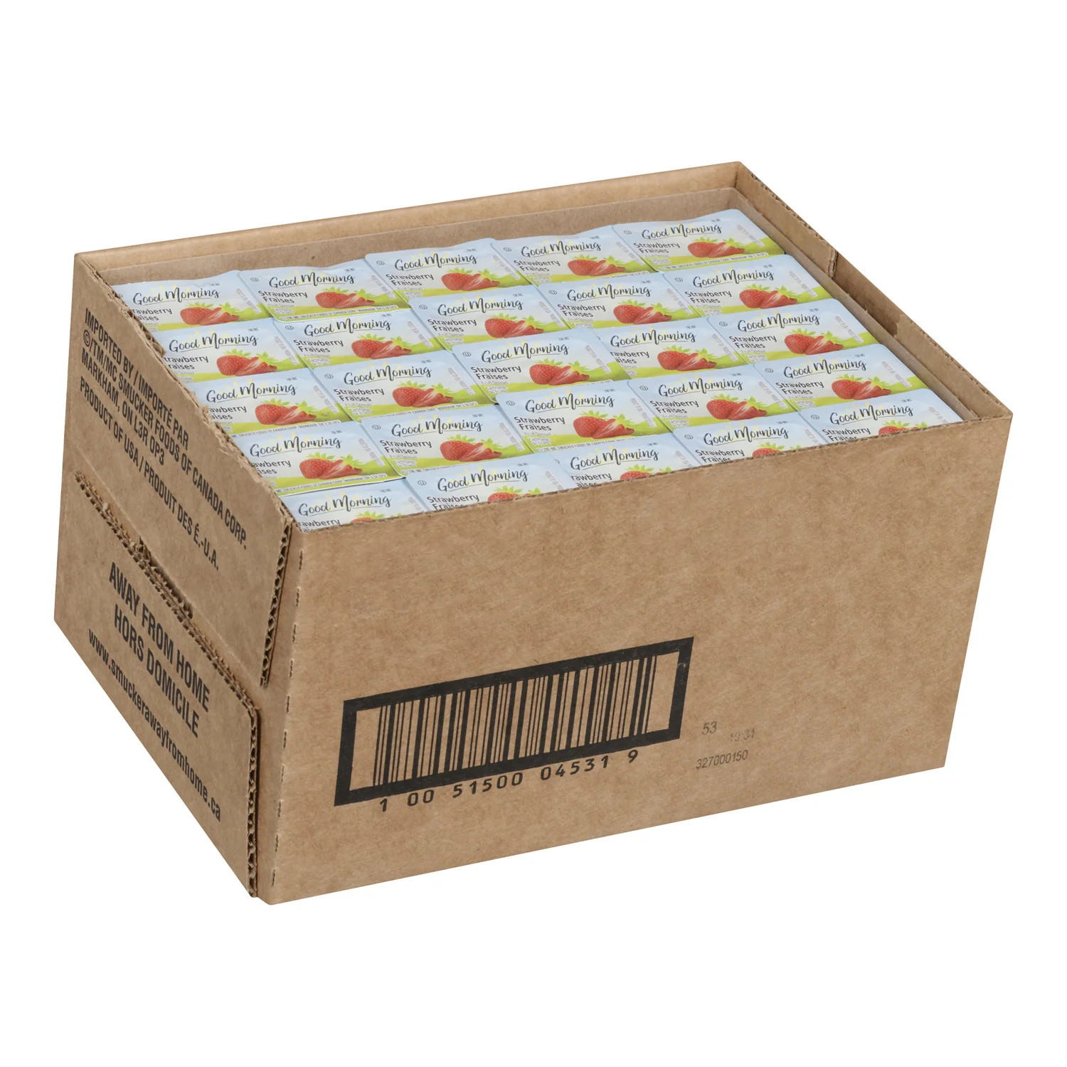 Jam Strawberry Portion Control - 200 x 10 mL - Good Morning - Restaurant and Foodservice Ingredients - Canadian Distribution - Ships Free Within Canada on Orders Above CAD $199 - Image 3