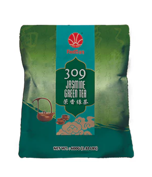 Jasmine Green Tea 309 Brand - 10 (60g) Filter Tea Bags - Case = 10 x 10 (60g) Bags - Ships Free Within Canada on Orders Above CAD $199