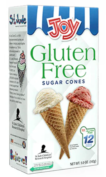 JOY CONE - Gluten-Free Sugar Cones - 8x12EA - Canadian Distribution - Ships Free Within Canada on Orders Above CAD $199
