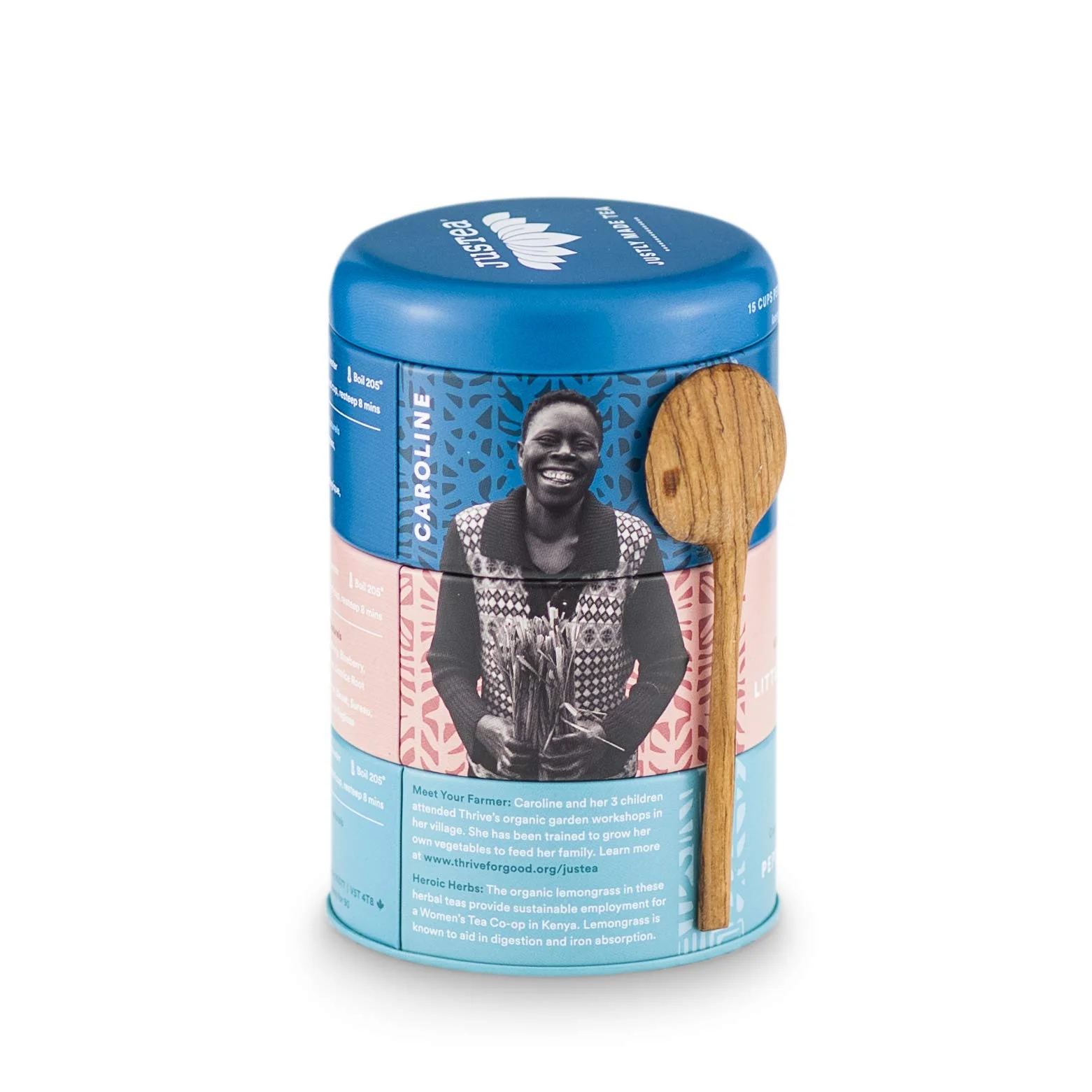 JusTea – Herbal Tea Trio – Variety Pack – Loose Leaf + Carved Spoon - Canadian Distribution - Ships Free Within Canada on Orders Above CAD $199 - Image 6