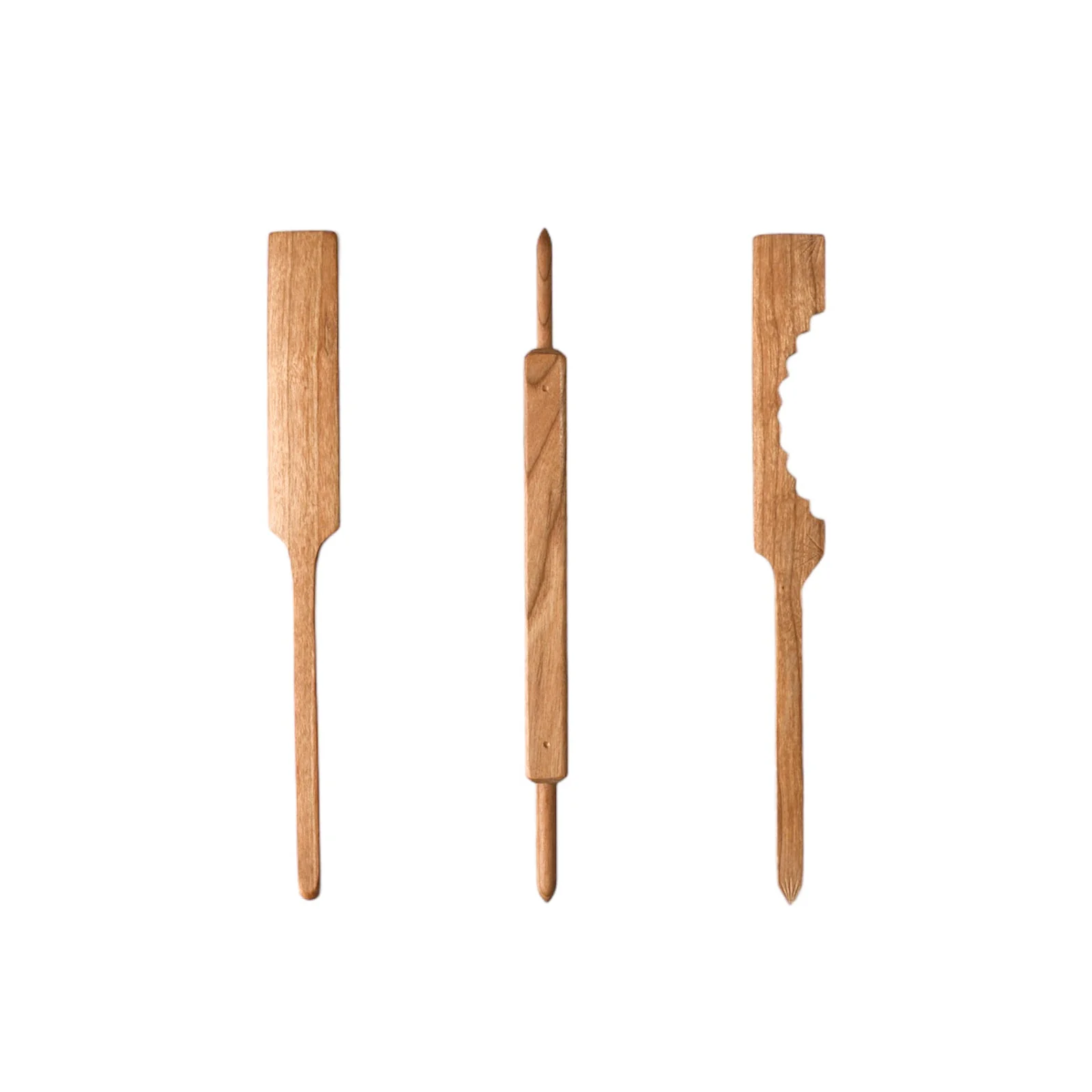 KADO ICHIKA Walnut Ichimonji, Flat Head Stick ⼀⽂字ベラ - Canadian Distribution - Ships Free Within Canada on Orders Above CAD $199 - Image 4