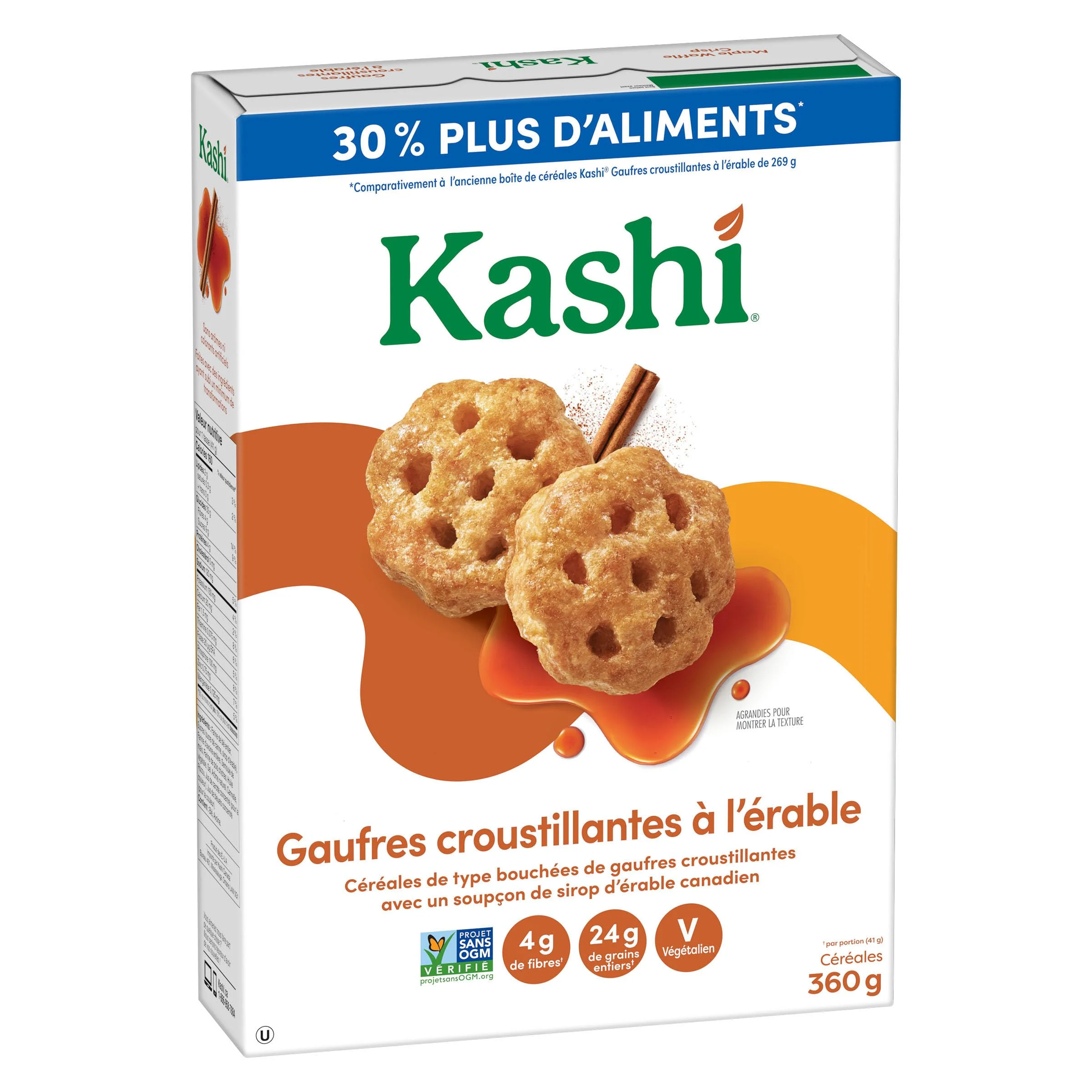 Kashi Maple Waffle Crisp Cereal, 2 x 360 g - Canadian Distribution - Ships Free Within Canada on Orders Above CAD $199 - Image 4