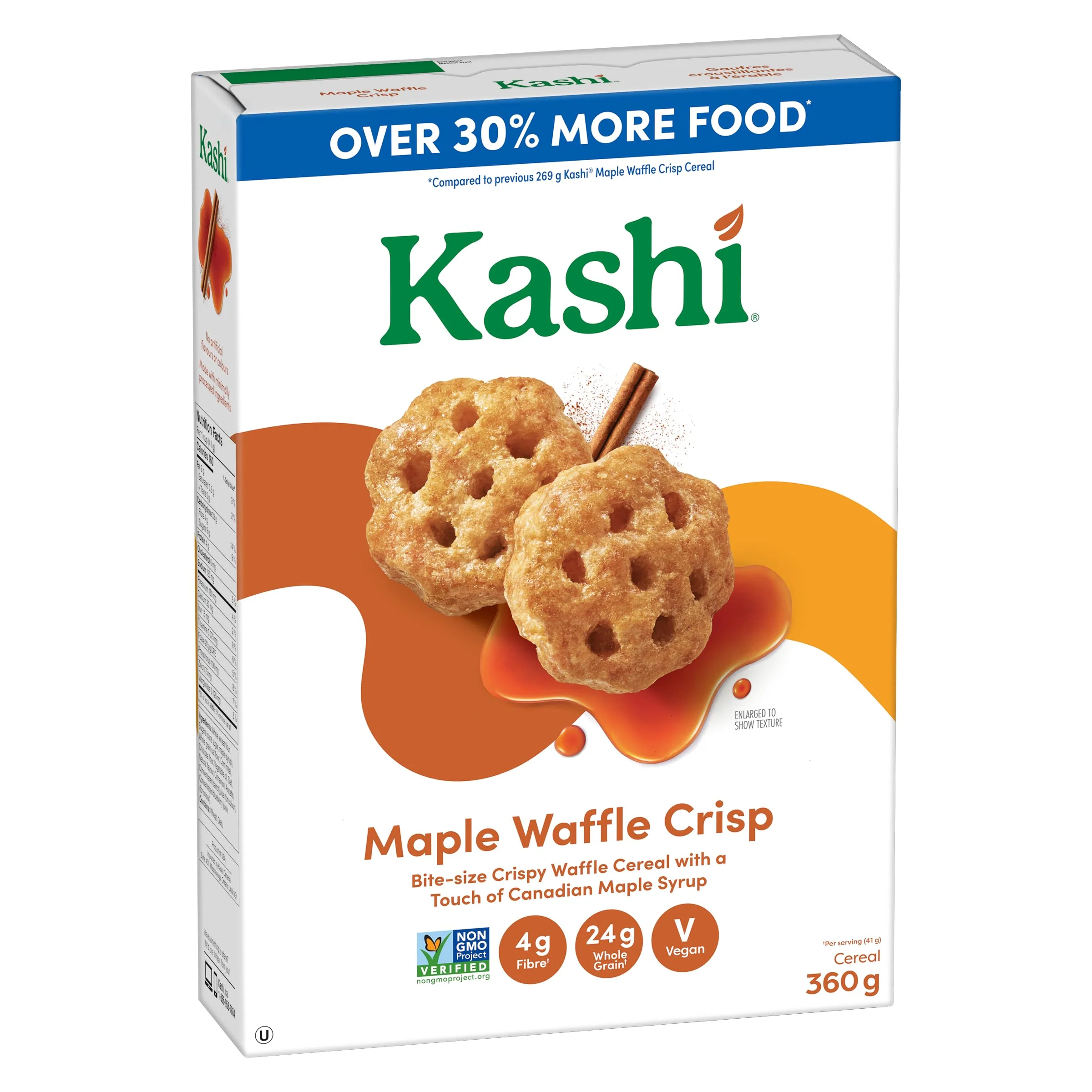 Kashi Maple Waffle Crisp Cereal, 2 x 360 g - Canadian Distribution - Ships Free Within Canada on Orders Above CAD $199 - Image 5