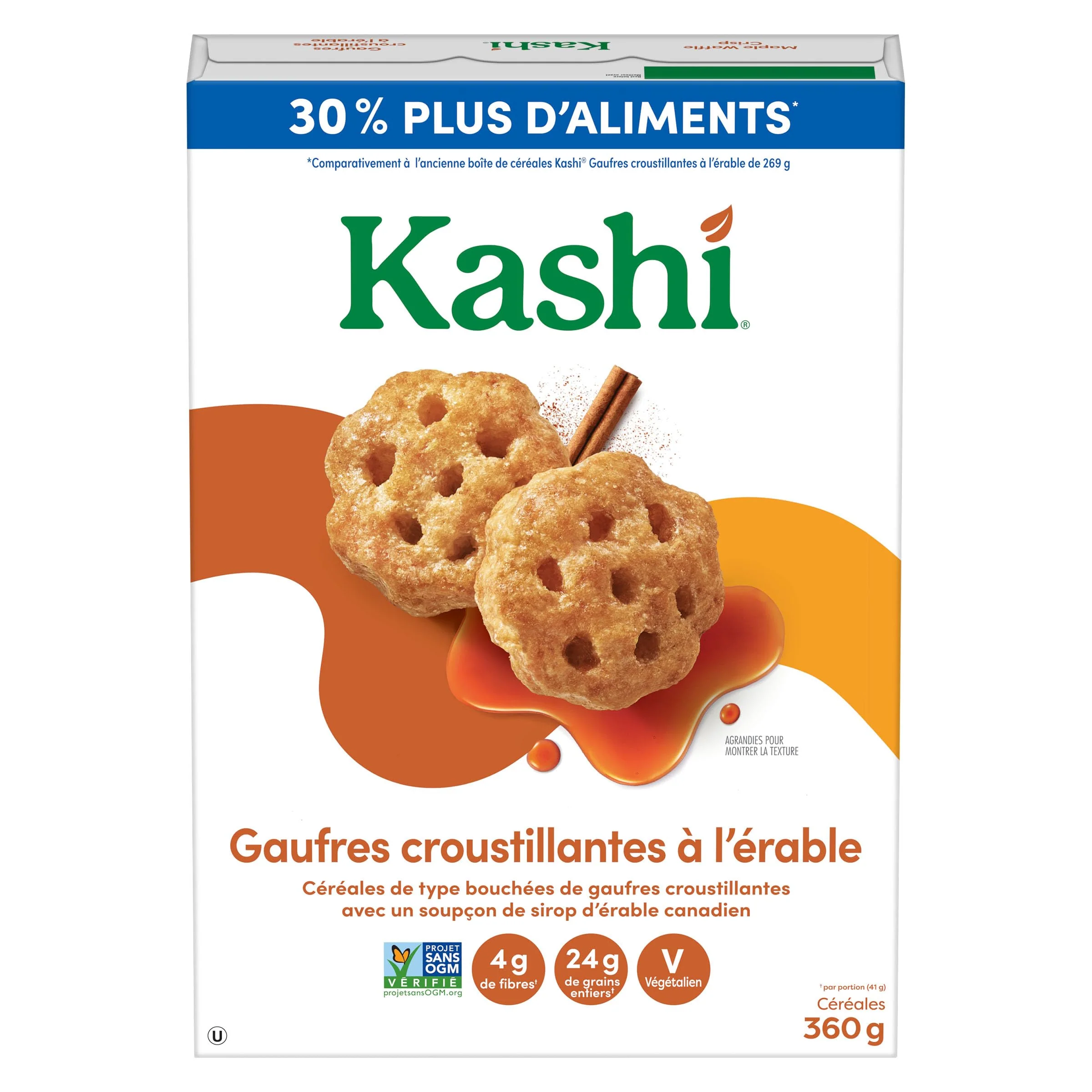 Kashi Maple Waffle Crisp Cereal, 2 x 360 g - Canadian Distribution - Ships Free Within Canada on Orders Above CAD $199 - Image 6