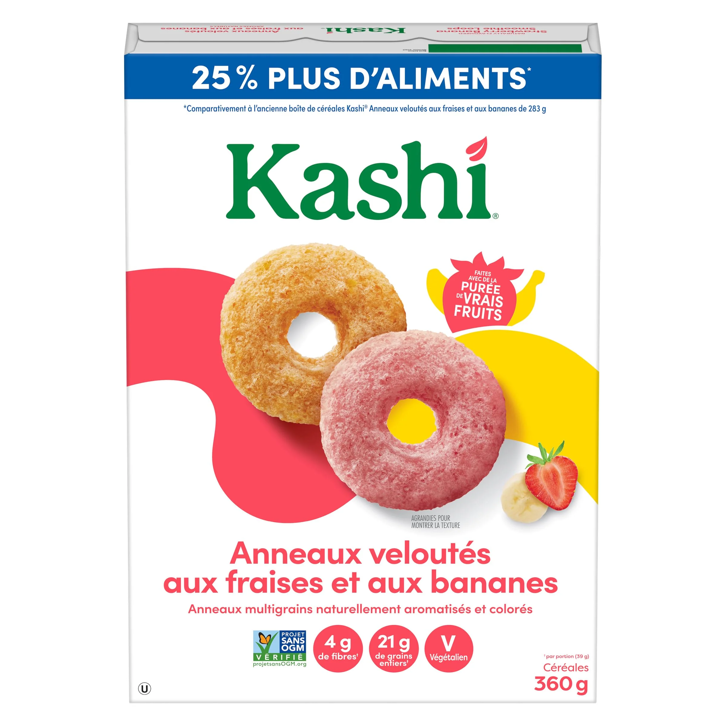Kashi Strawberry Banana Smoothie Loops 2 x 360g - Canadian Distribution - Ships Free Within Canada on Orders Above CAD $199 - Image 6