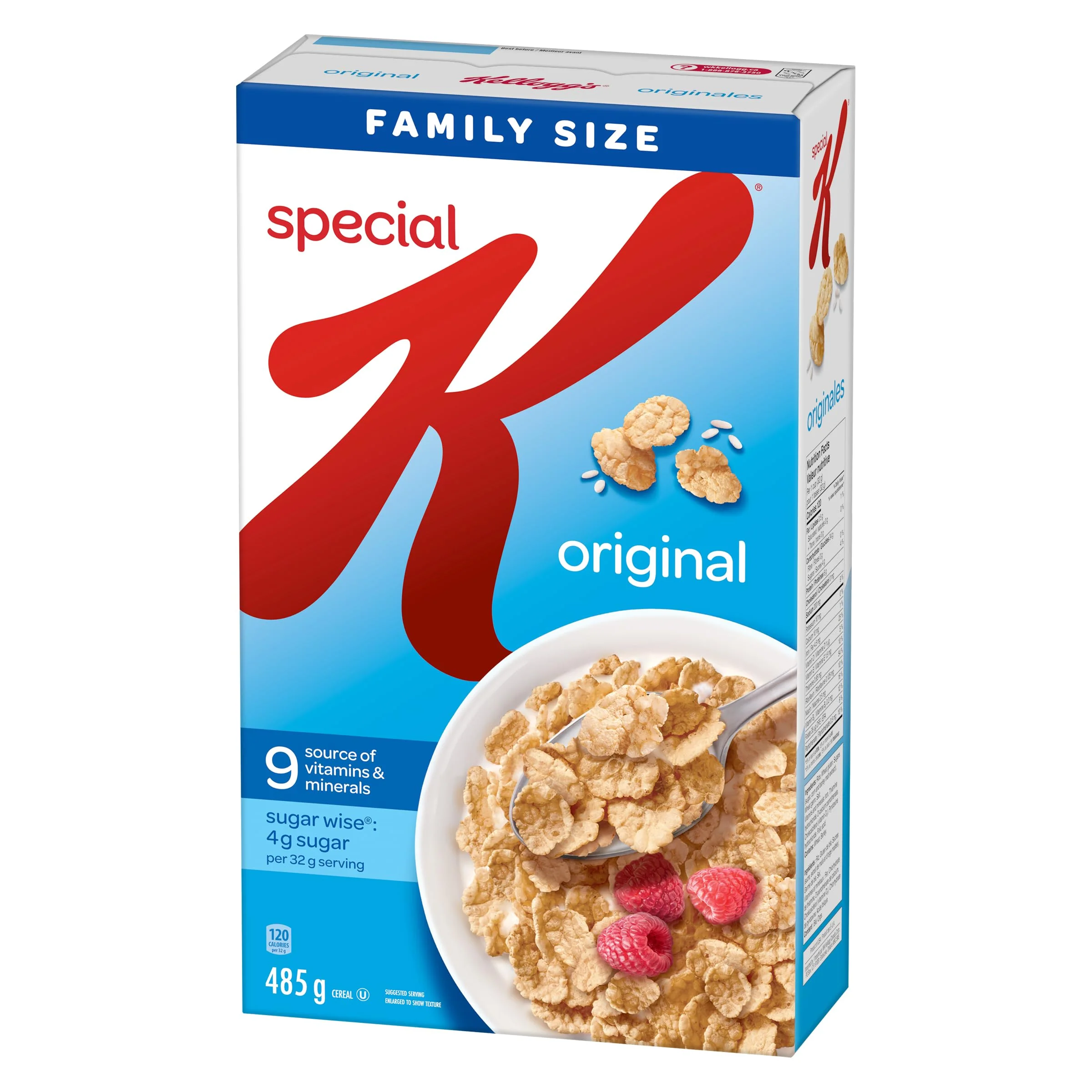 Kellogg's Special K Original Cereal - Family Size 2 x 485g - Canadian Distribution - Ships Free Within Canada on Orders Above CAD $199 - Image 4