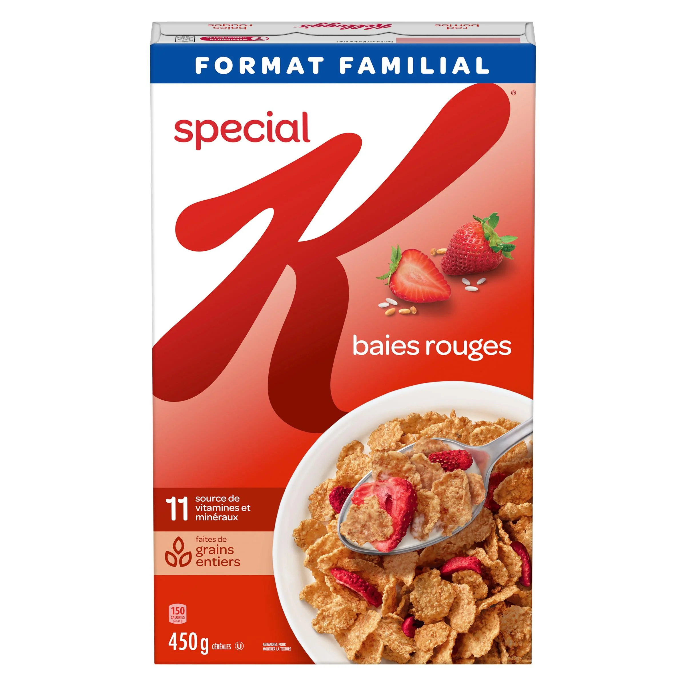 Kellogg's Special K Red Berries Cereal – Family Size 2 x 450g - Canadian Distribution - Ships Free Within Canada on Orders Above CAD $199 - Image 6