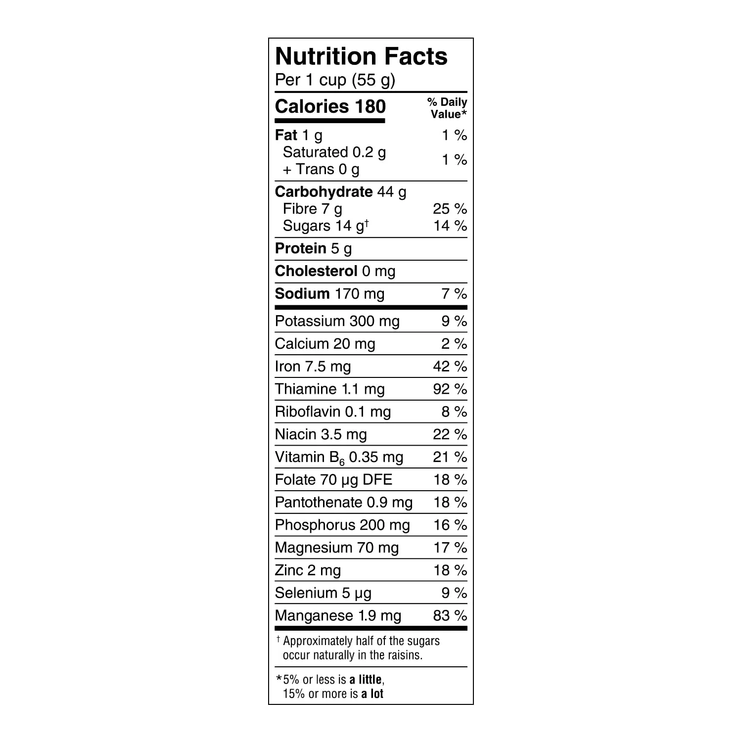 Kellogg's Two Scoops Raisin Bran Cereal 2 x 375g - Canadian Distribution - Ships Free Within Canada on Orders Above CAD $199 - Image 2