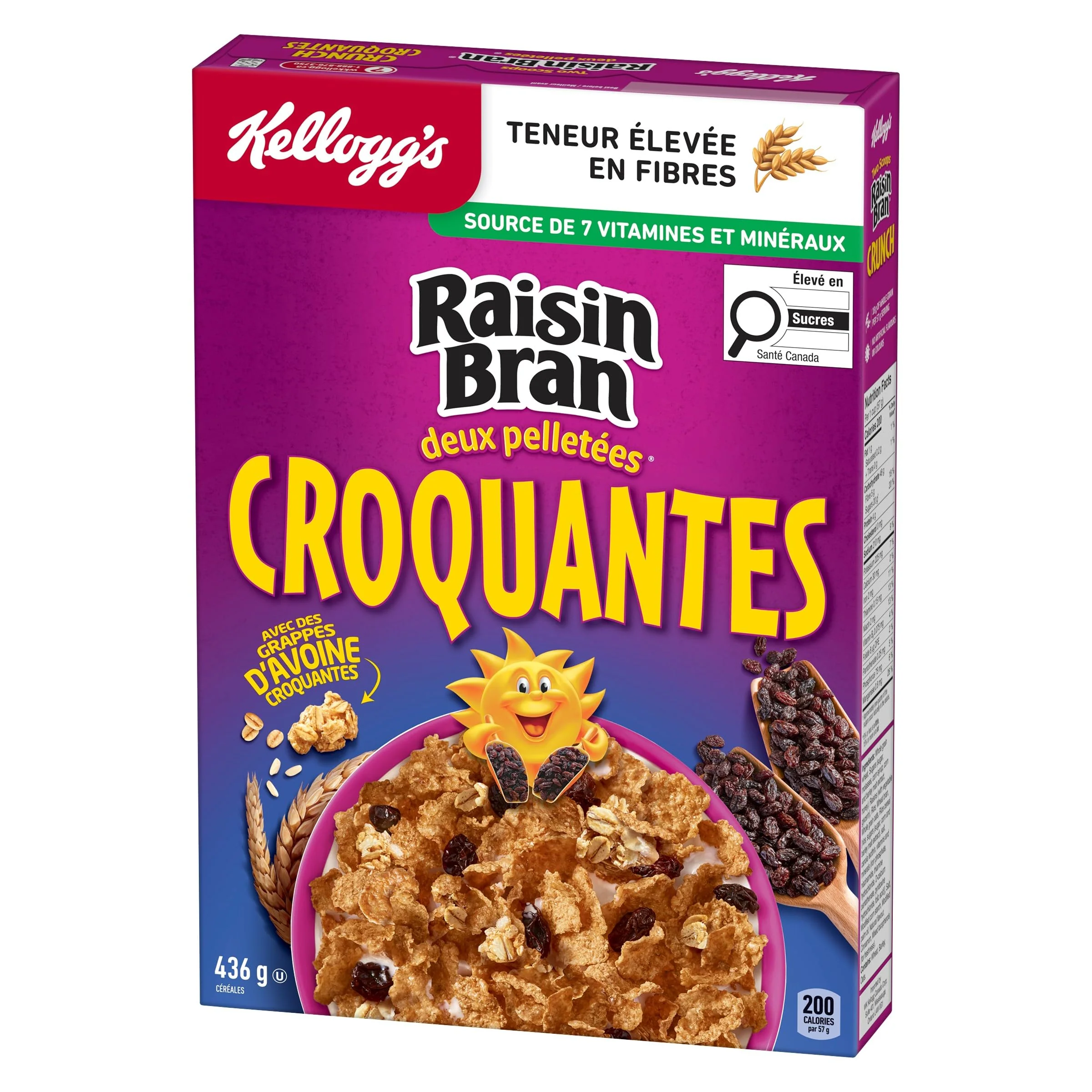 Kellogg's Two Scoops Raisin Bran Crunch Cereal 2 x 436g - Canadian Distribution - Ships Free Within Canada on Orders Above CAD $199 - Image 7