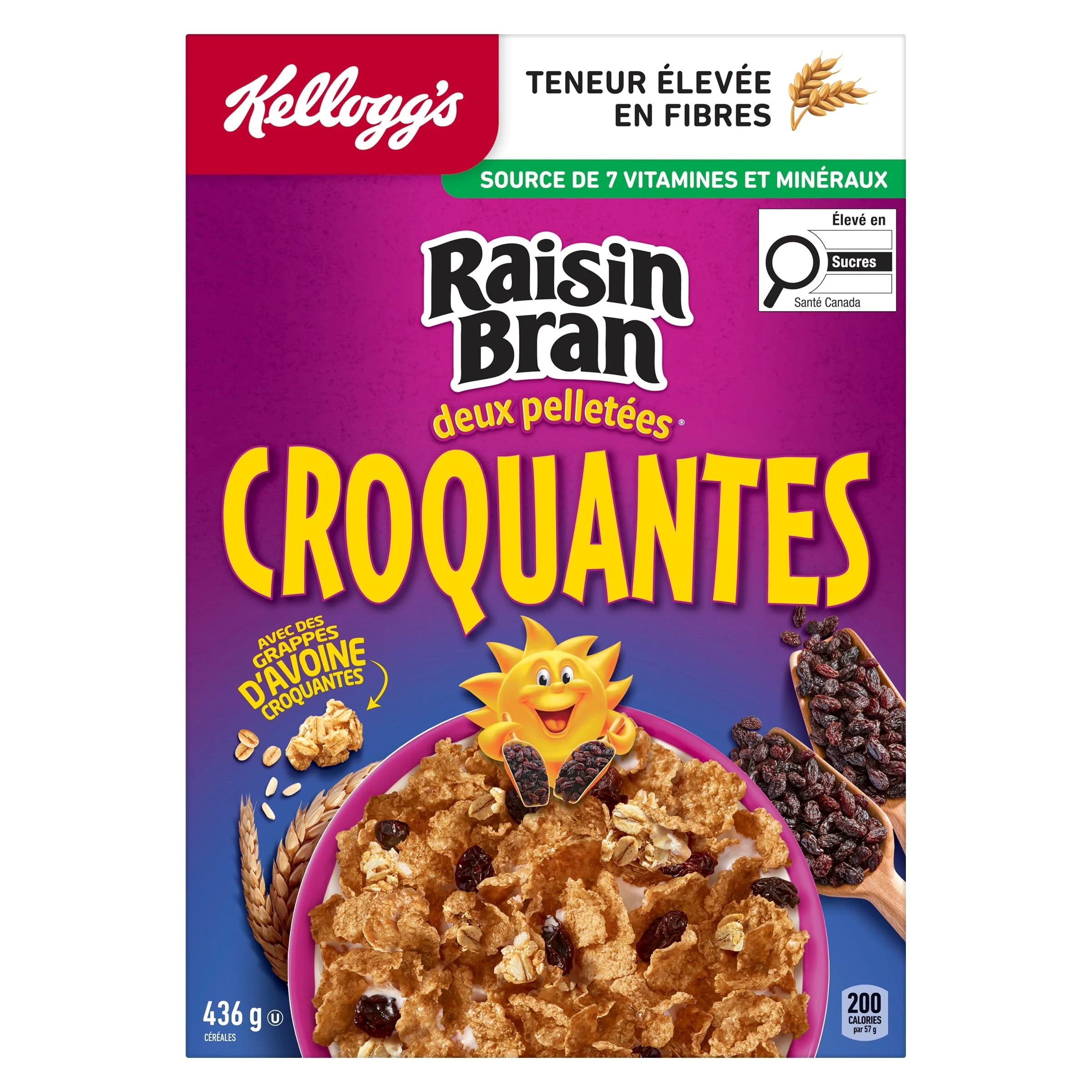 Kellogg's Two Scoops Raisin Bran Crunch Cereal 2 x 436g - Canadian Distribution - Ships Free Within Canada on Orders Above CAD $199 - Image 8