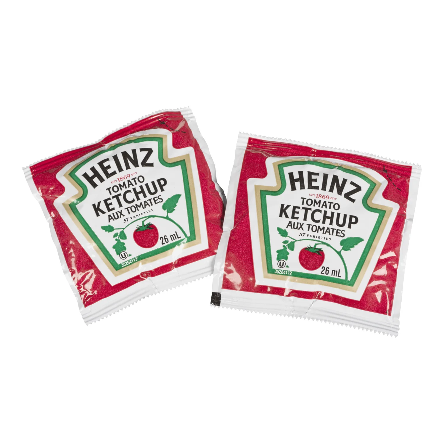 Ketchup Packet Mega Pack - 396 x 26 mL - Heinz - Restaurant and Foodservice Ingredients - Canadian Distribution - Ships Free Within Canada on Orders Above CAD $199