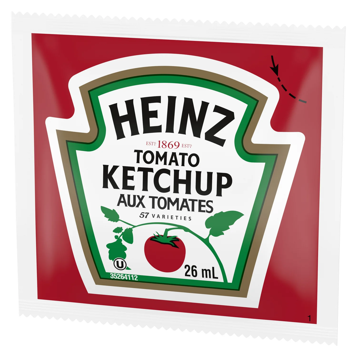 Ketchup Packet Mega Pack - 396 x 26 mL - Heinz - Restaurant and Foodservice Ingredients - Canadian Distribution - Ships Free Within Canada on Orders Above CAD $199 - Image 2