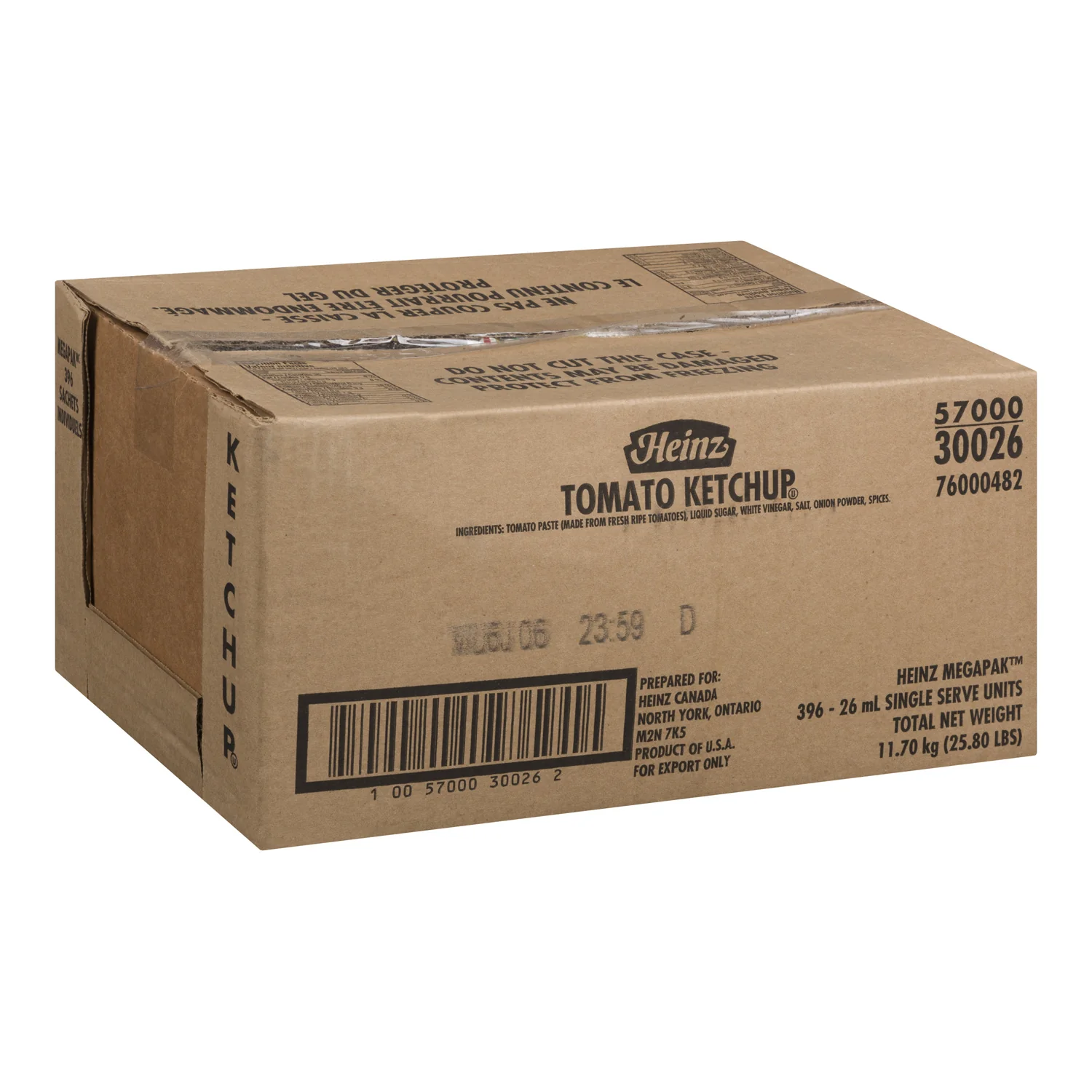 Ketchup Packet Mega Pack - 396 x 26 mL - Heinz - Restaurant and Foodservice Ingredients - Canadian Distribution - Ships Free Within Canada on Orders Above CAD $199 - Image 3