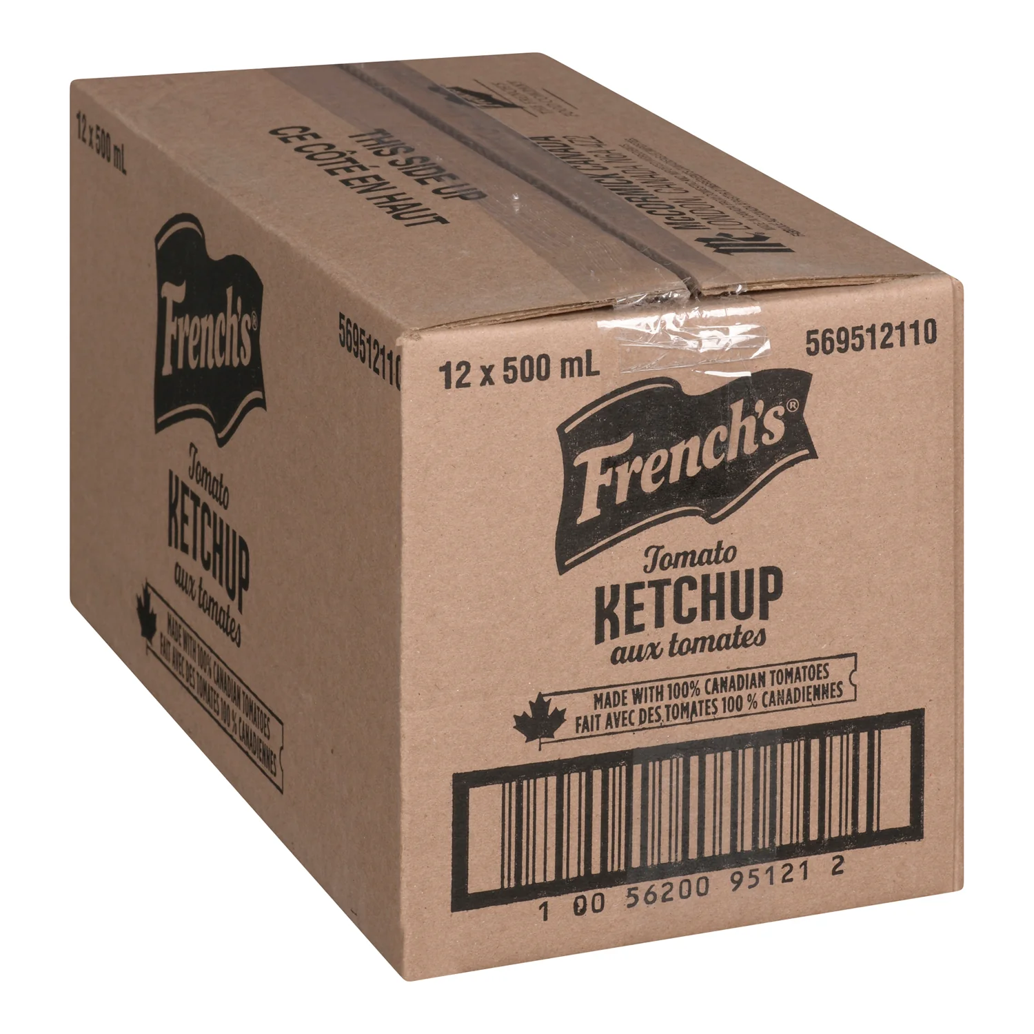 Ketchup Squeeze Bottle Red Plastic - 12 x 500 mL - Frenchs - Restaurant and Foodservice Ingredients - Canadian Distribution - Ships Free Within Canada on Orders Above CAD $199 - Image 3