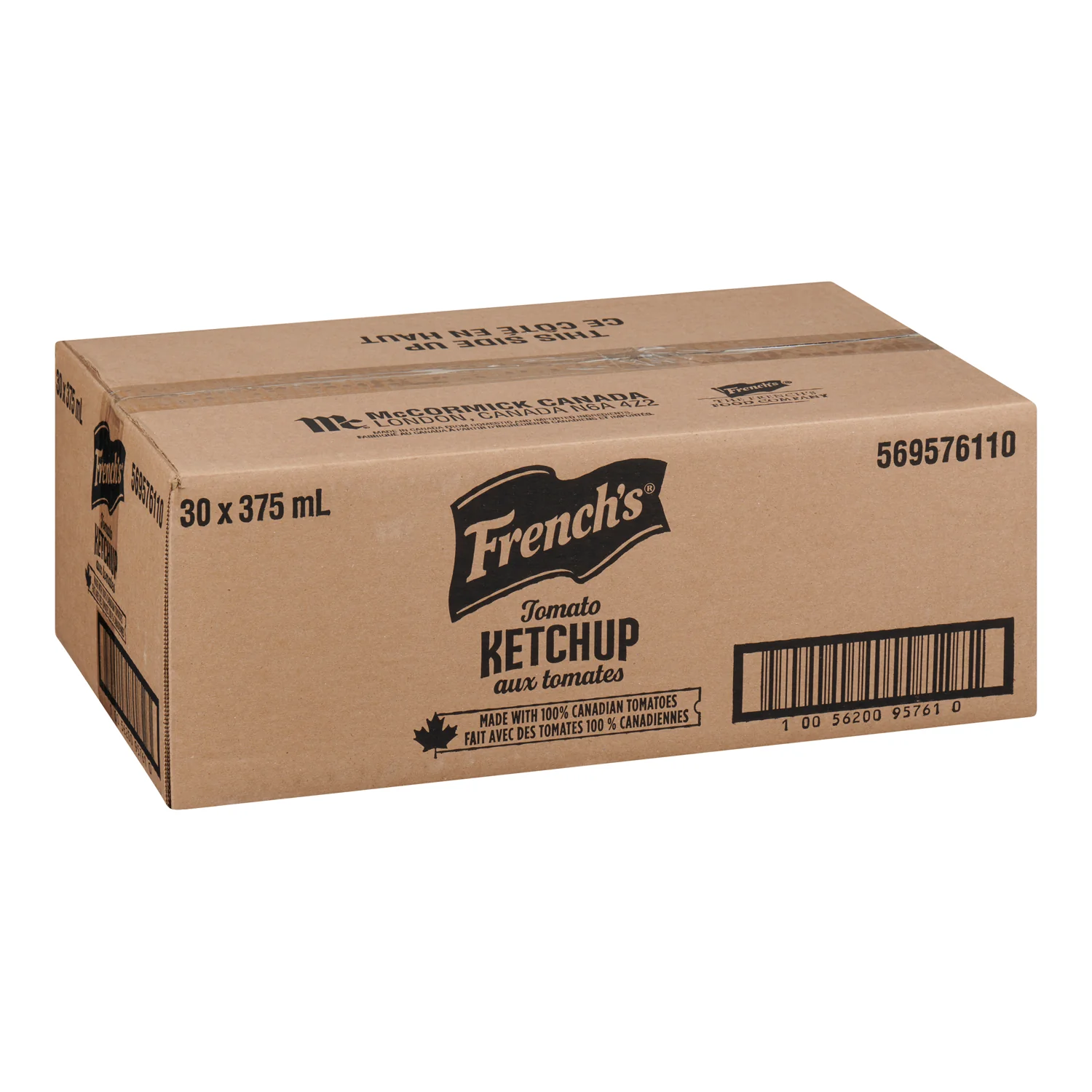 Ketchup Squeeze Tabletop - 30 x 375 mL - Frenchs - Restaurant and Foodservice Ingredients - Canadian Distribution - Ships Free Within Canada on Orders Above CAD $199 - Image 2