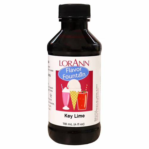 Key Lime Flavor Fountain - 4 oz. - 32 oz. - Ice Cream and Beverage Flavors - LorAnn Oils - Canadian Distribution - Ships Free Within Canada on Orders Above CAD $199