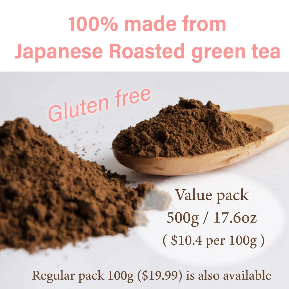 KIMIKURA – Hojicha Powder – Culinary Grade – 500g – Japanese roasted tea - Canadian Distribution - Ships Free Within Canada on Orders Above CAD $199 - Image 5