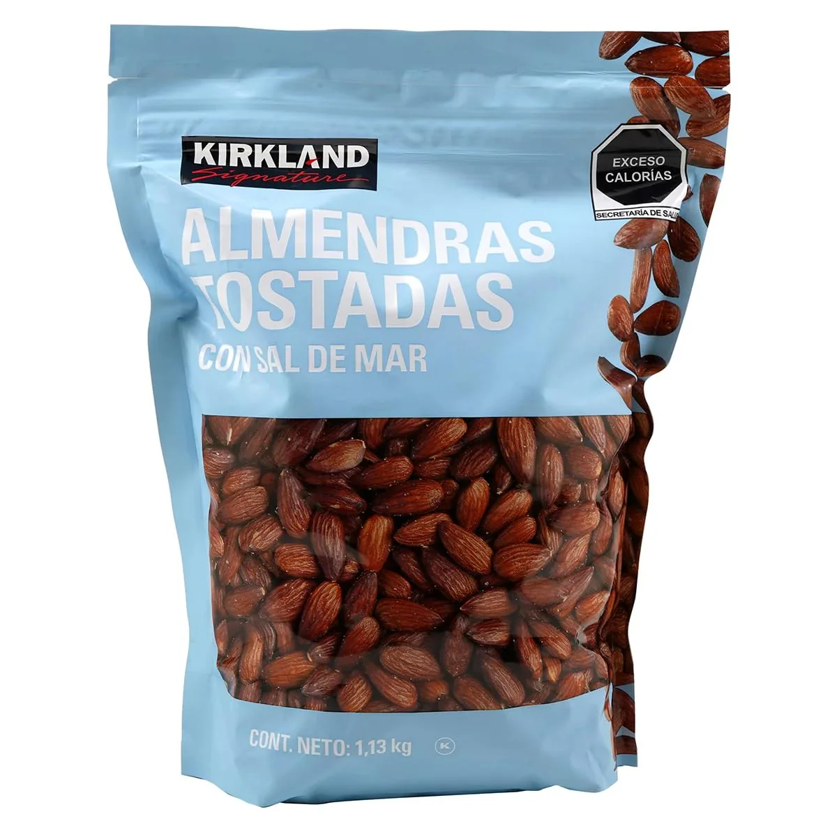 Kirkland Signature Sea Salt Roasted Almonds – 40 oz Resealable Bag - Canadian Distribution - Ships Free Within Canada on Orders Above CAD $199