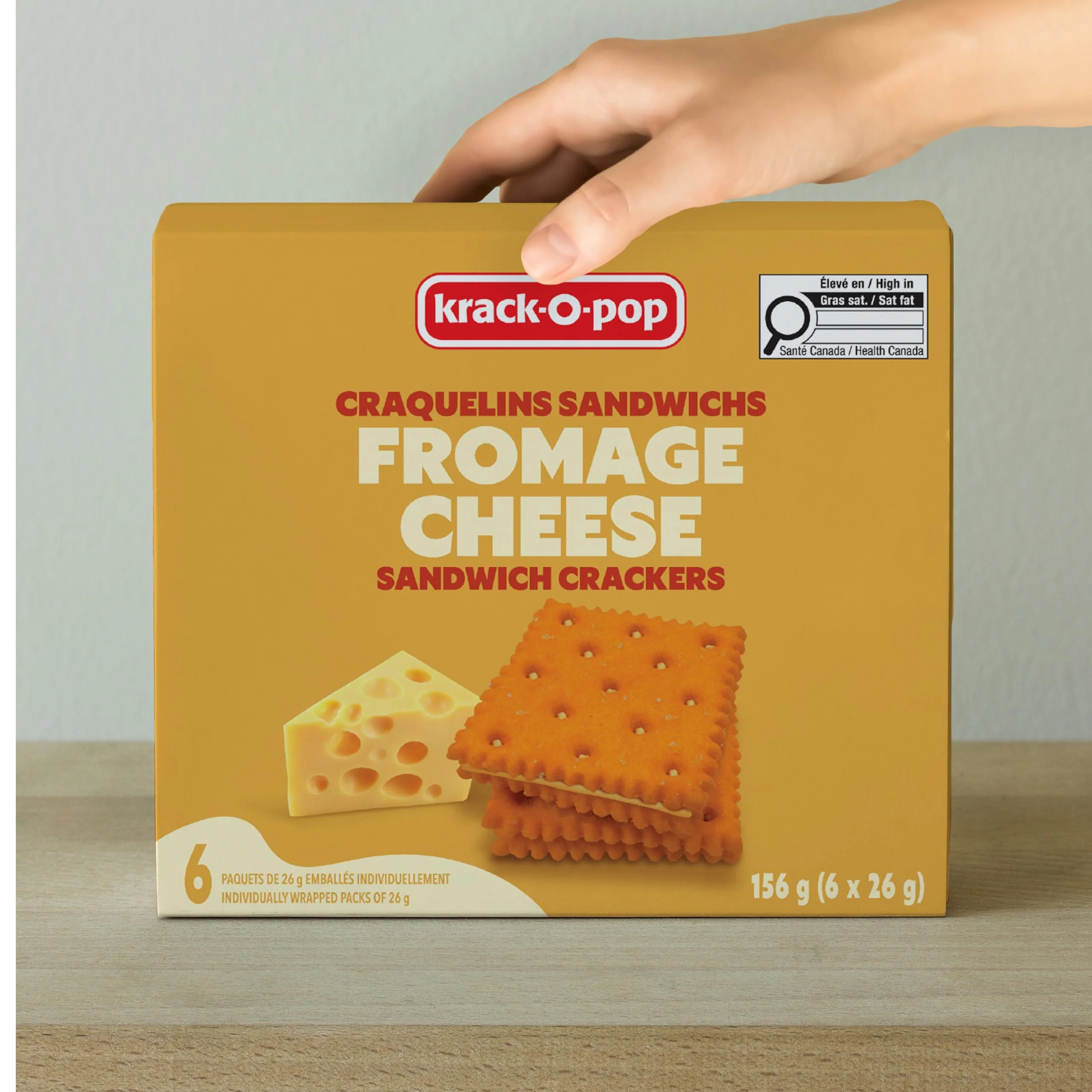 Krack-O-Pop Cheese Sandwich Crackers – 2 x 156g Box - Canadian Distribution - Ships Free Within Canada on Orders Above CAD $199 - Image 6