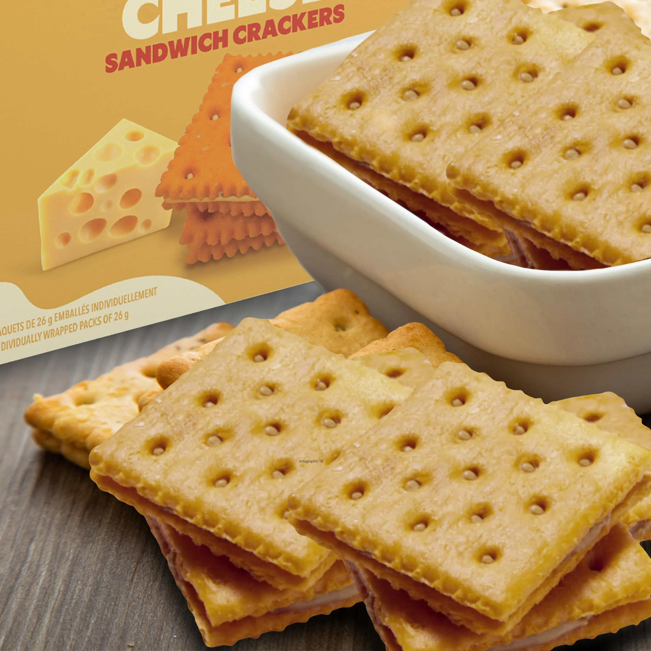 Krack-O-Pop Cheese Sandwich Crackers – 2 x 156g Box - Canadian Distribution - Ships Free Within Canada on Orders Above CAD $199 - Image 7