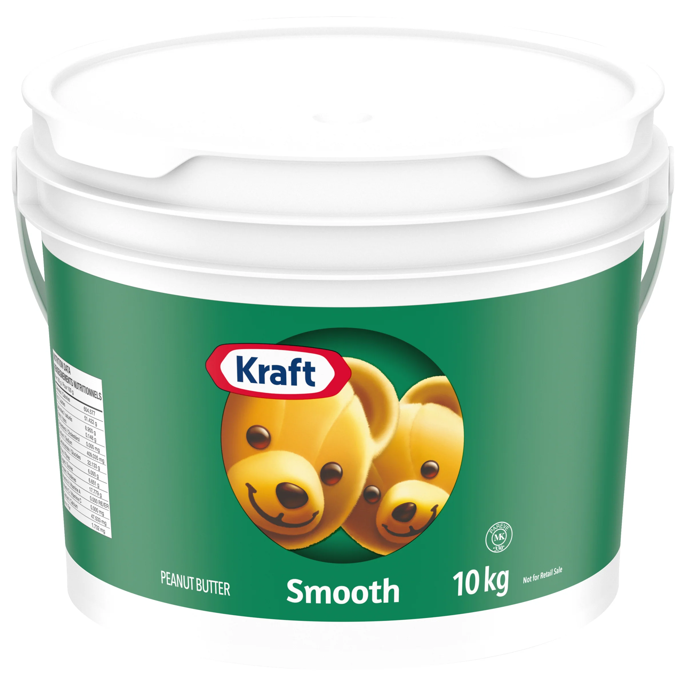 Kraft Peanut Butter - Foodservice -  1 x 10 KG Pail - Ships Free Within Canada on Orders Above CAD $199
