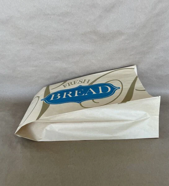 Kraft Printed Bread Bag 9" x 6" x 16" 1000cs - Disposable Take Away Food Packaging - Canadian Distribution - Image 2