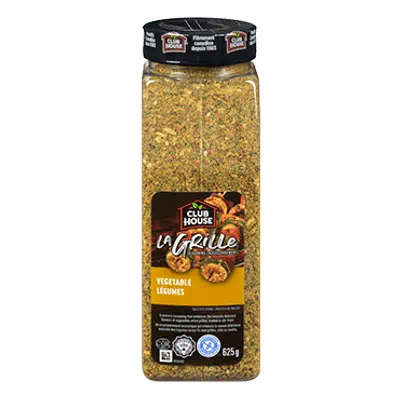 La Grille Vegetable Seasoning - Spices and Seasonings - Clubhouse - 625gr. Jar - Case 12 x 625gr. Jars - Canadian Distributor and Supplier - Ships Free Within Canada on Orders Above CAD $199