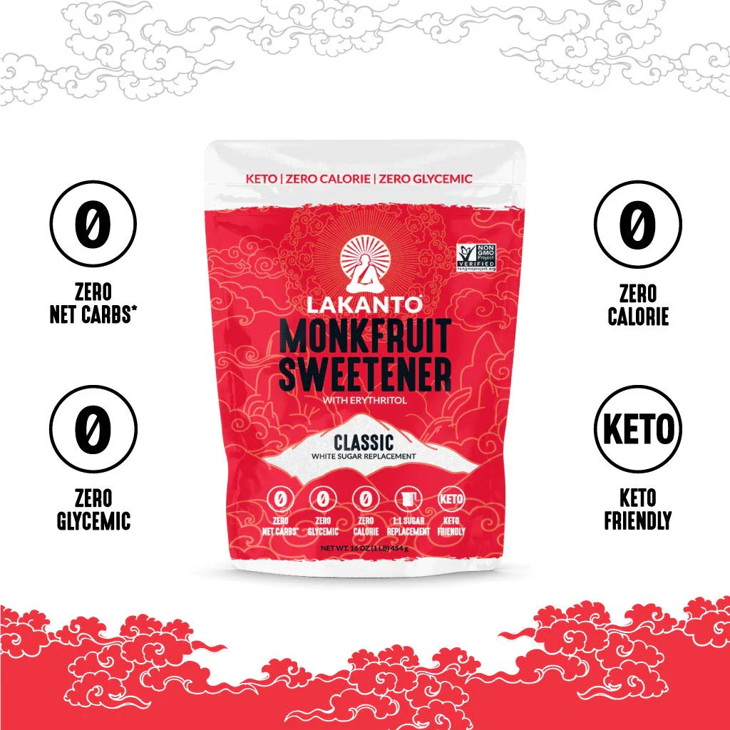 Lakanto Classic Monk Fruit Sweetener with Erythritol – 1 lb Natural Sugar Substitute for Baking, Beverages & Cooking - Canadian Distribution - Ships Free Within Canada on Orders Above CAD $199 - Image 4