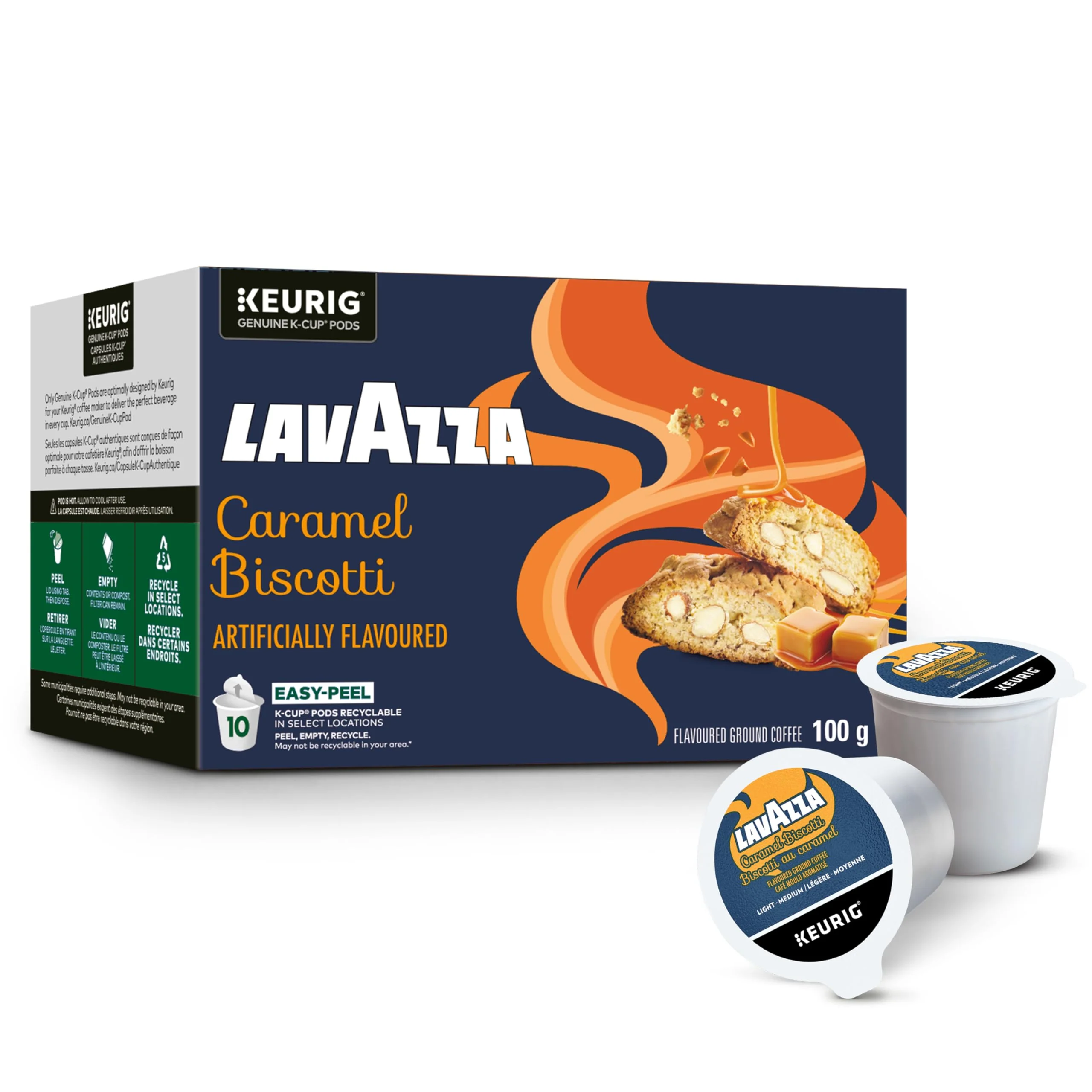 Lavazza Caramel Biscotti Light Medium Roast K-Cup Pods – 60 Count - Canadian Distribution - Ships Free Within Canada on Orders Above CAD $199 - Image 3