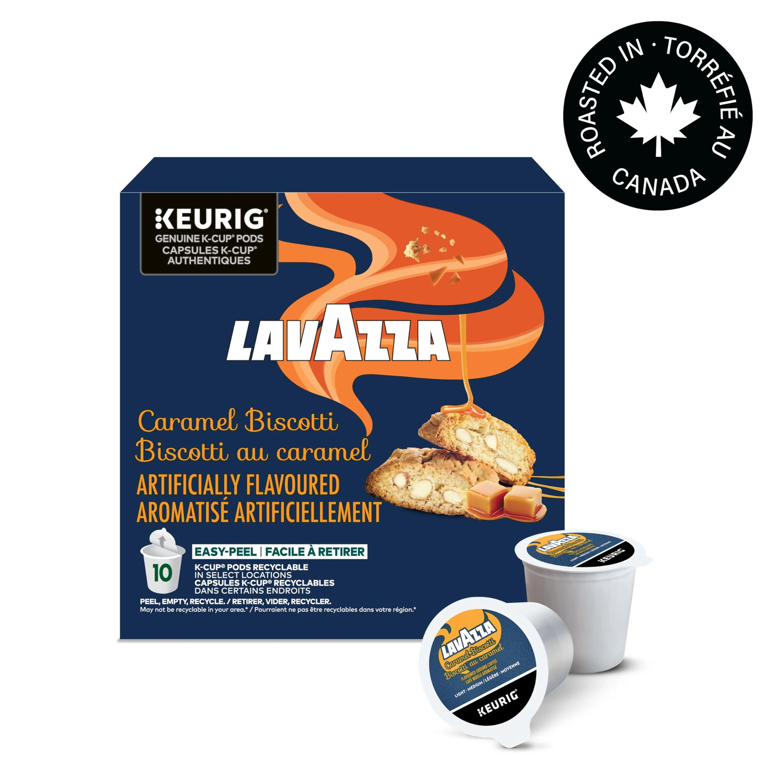 Lavazza Caramel Biscotti Light Medium Roast K-Cup Pods – 60 Count - Canadian Distribution - Ships Free Within Canada on Orders Above CAD $199 - Image 4