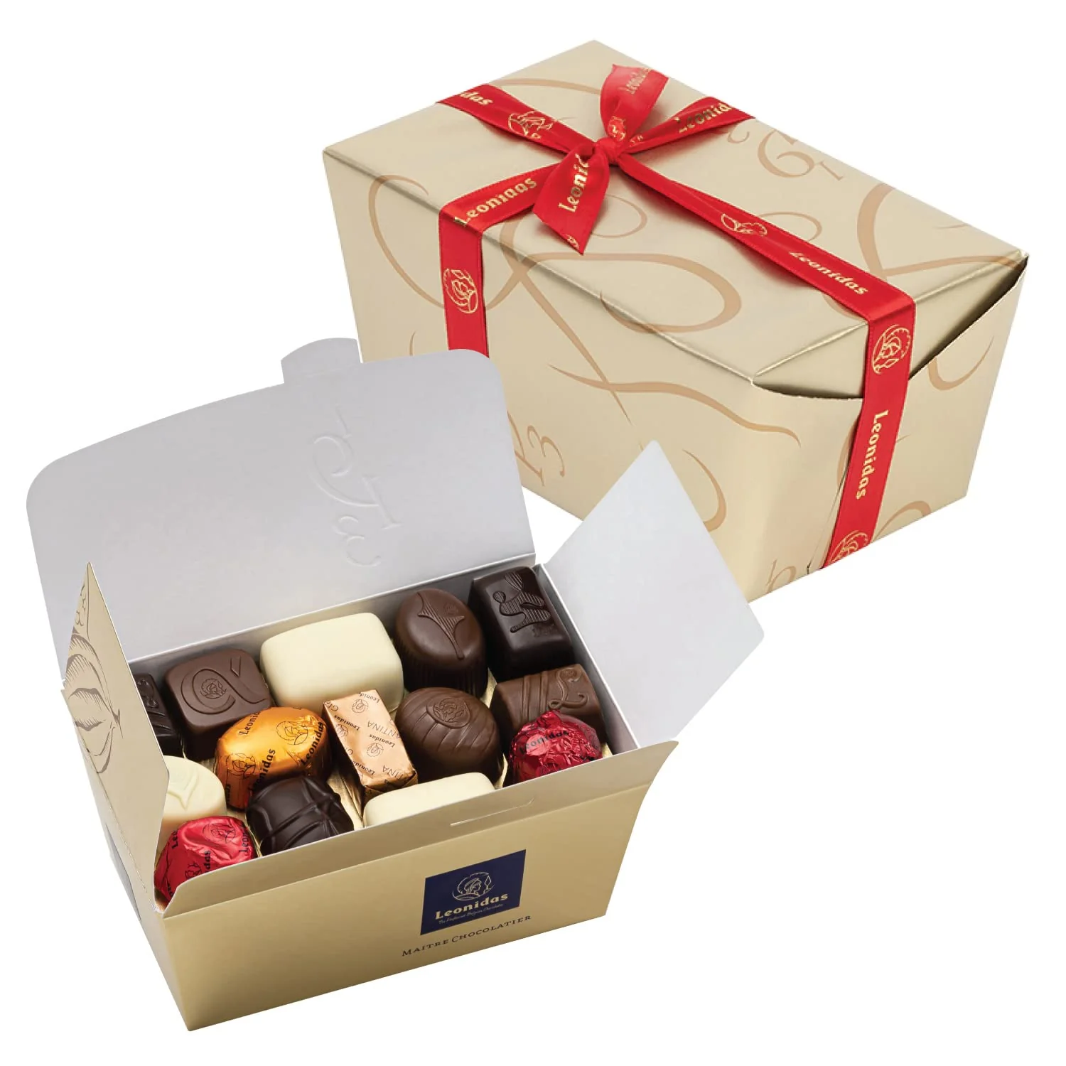 Leonidas – Belgian Chocolate Assortment – Milk and Dark – 32 Pieces / 500g - Canadian Distribution - Ships Free Within Canada on Orders Above CAD $199