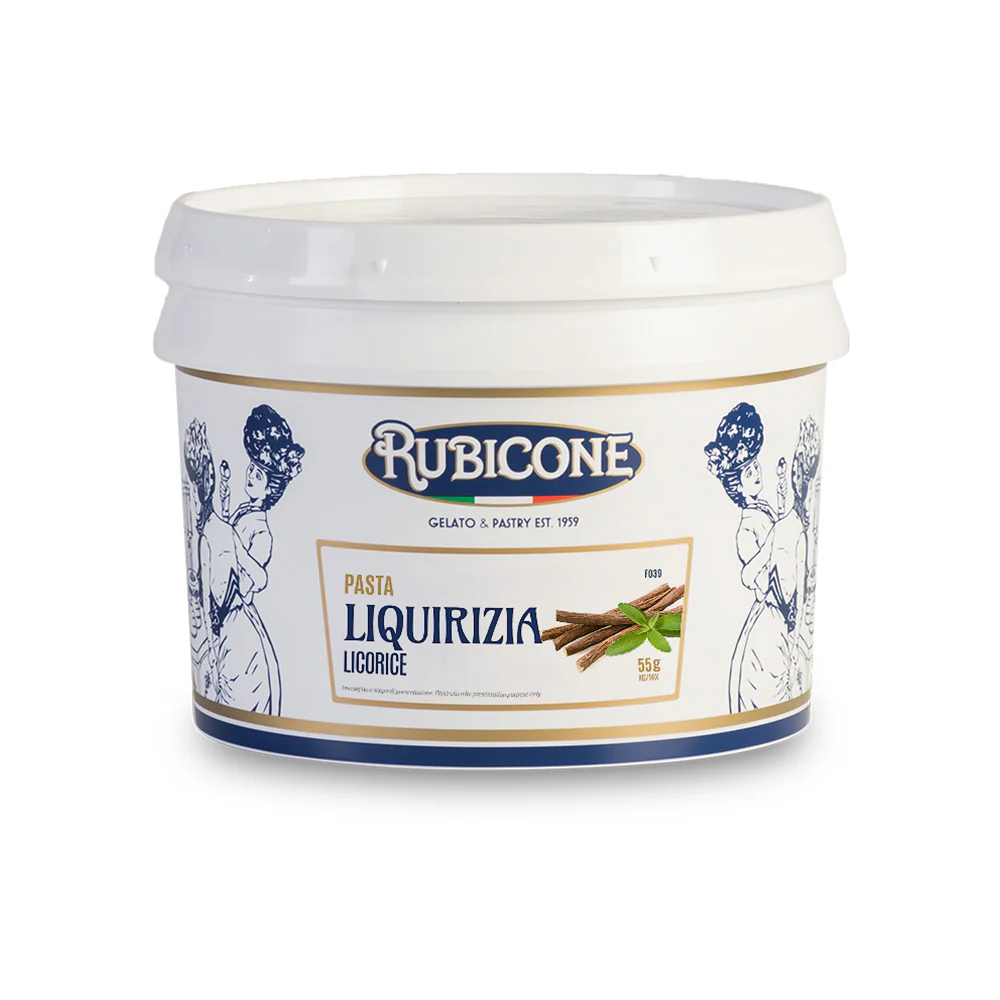 "PRE-ORDER" Licorice Paste - Classic Gelato Pastes - Case of 2 x 3 KG Buckets - Rubicone Canada - Ships Free Within Canada on Orders Above CAD $199