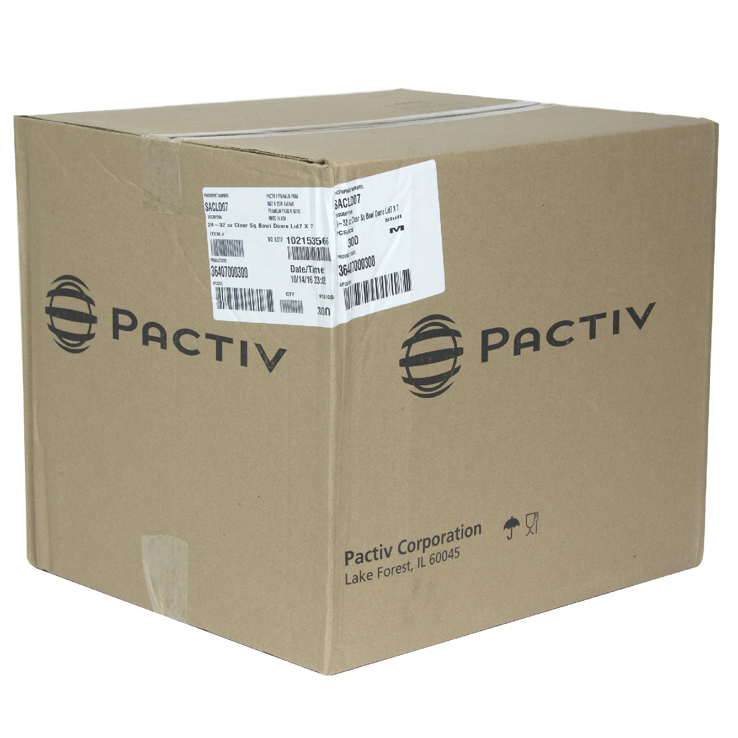 Lid Dome Clear Square 7 x 7 24-32 oz. - 1 x 300 count - Pactiv Corp - Packaging and Accessories - Restaurant Supplies and Equipment - Canadian Distribution - Image 6