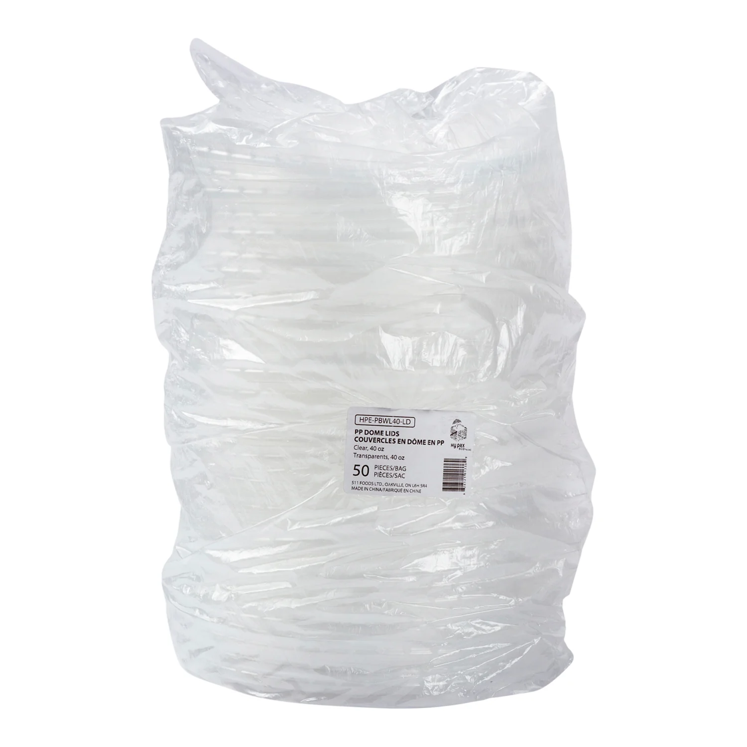 Lid Dome For Kraft Paper Bowl 40 oz. - 1 x 300 count - Hy-pax - Packaging and Accessories - Restaurant Supplies and Equipment - Canadian Distribution - Image 3