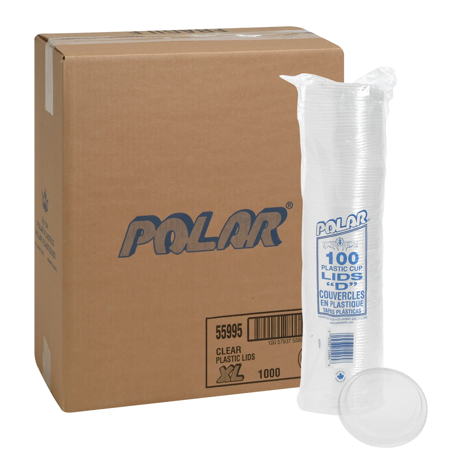 Lid Flat For 55088 - 10 x 100 count - Polar - Packaging and Accessories - Restaurant Supplies and Equipment - Canadian Distribution - Image 3